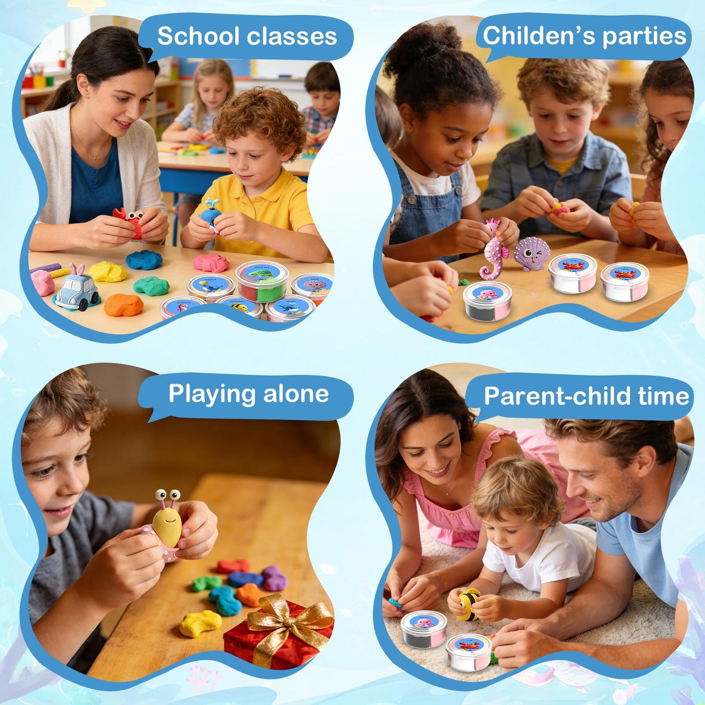 Air Dry Clay Kits,Home Party Favors for Boys & Girls