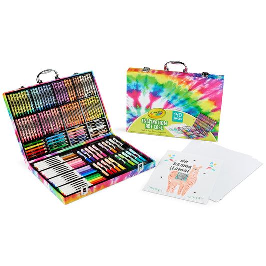 Crayola Inspiration Art Case in Pink, Portable Art & Colouring Supplies, 140Piece, Holiday, Toys, Arts & Crafts, Gift for Kids