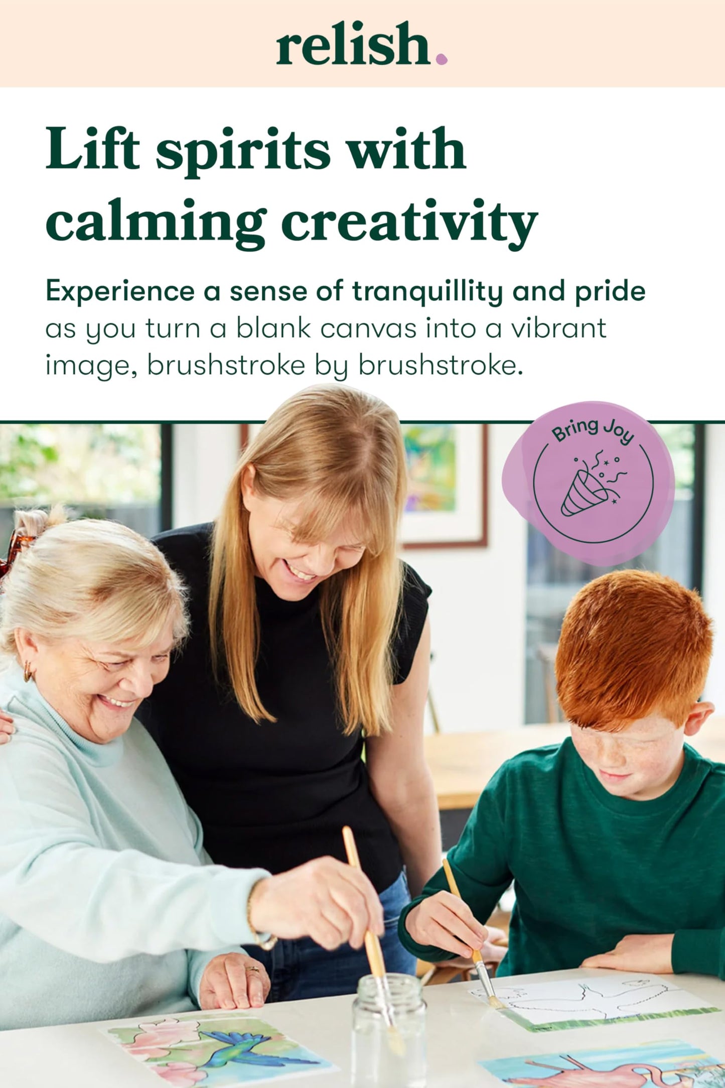 Relish Magnificent Birds Aquapaints - Pack of 5 Reusable Water Painting Alzheimer’s & Dementia Activities, Products & Aids for Elderly