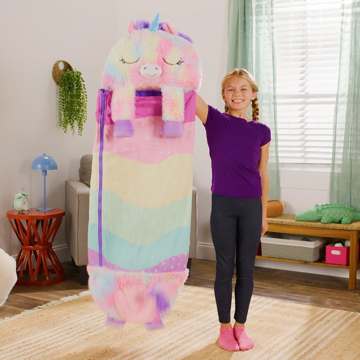 Happy Napper S4 Unicorn Rainbow Large