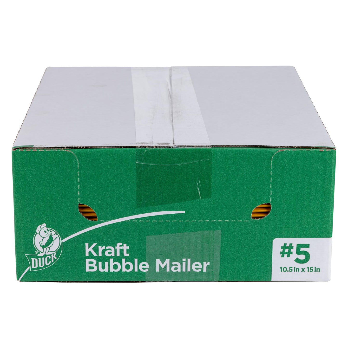 Duck Brand #5 Kraft Bubble Mailer, Manila, 10.5 inch x 15 inch, 25 Pack