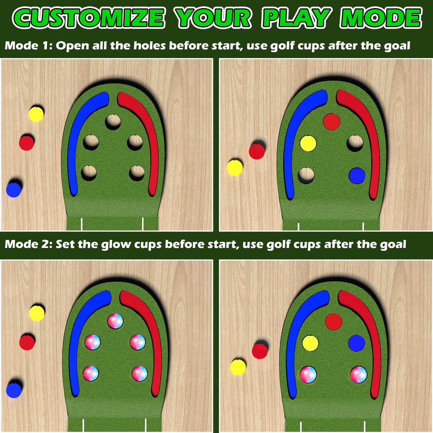 VATOS Golf Putting Mats Practice Indoor