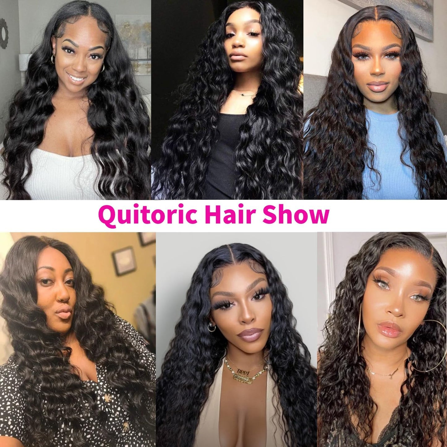 Water Wave Human Hair Bundles 1 Bundle 26 Inch Deep Curly Human Hair Bundles Double Weft Natural Quick Weave Hair Bundles Wet and Wavy Curly Hair Extensions