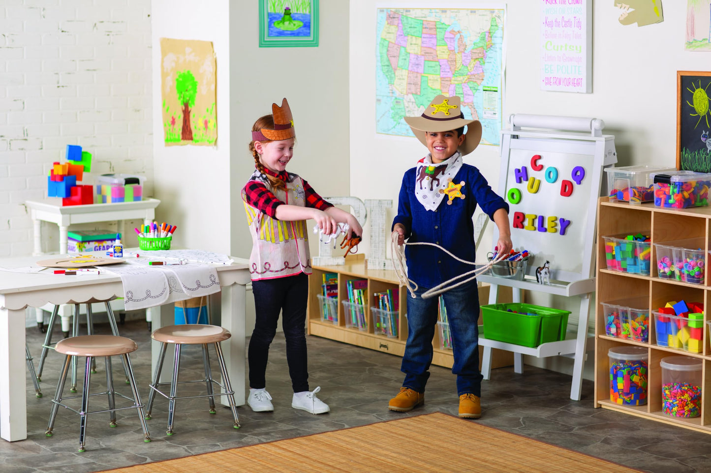 Fun Express Color Your Own Western Vest - Craft Kits - 12 Pieces