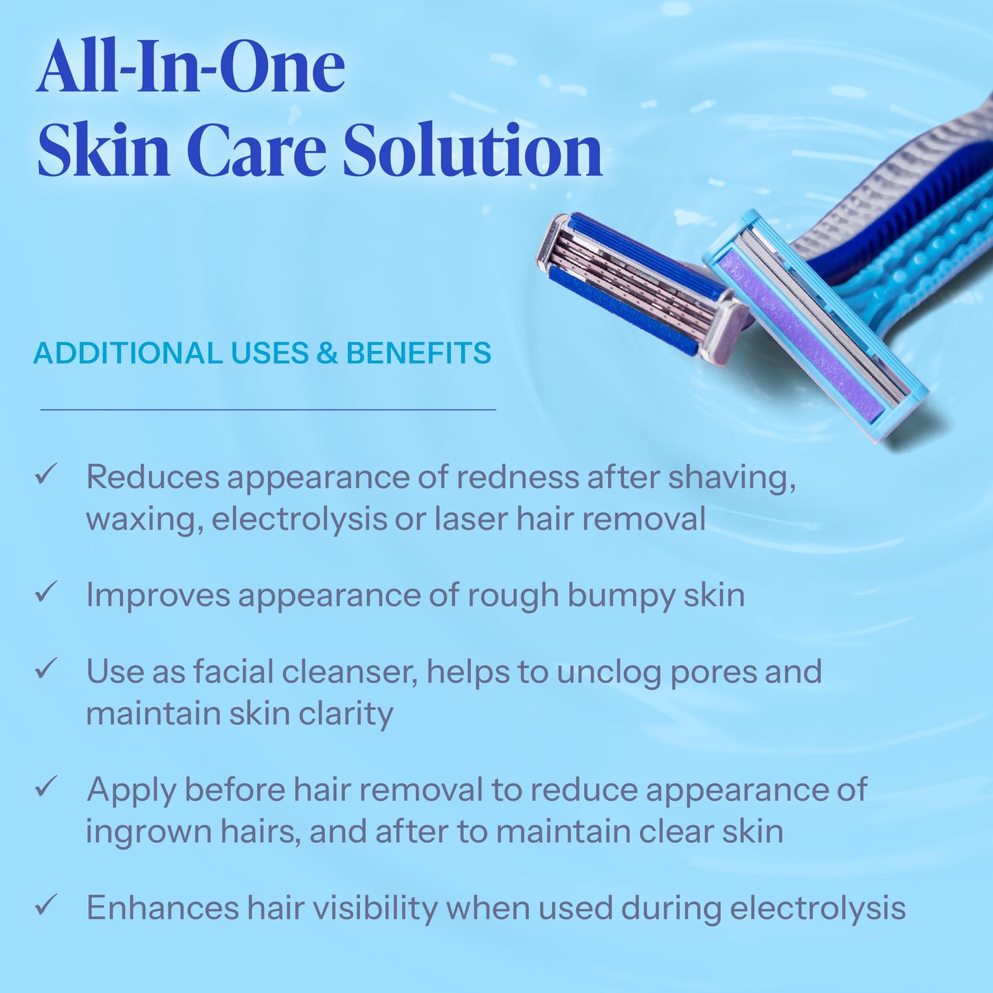Tend Skin Razor Bump, Ingrown Hair Solution for Unsightly Razor Bumps, Ingrown Hair and Razor Burns, Post Shaving and Waxing Toner for Men and Women, Made in USA, 8 Oz