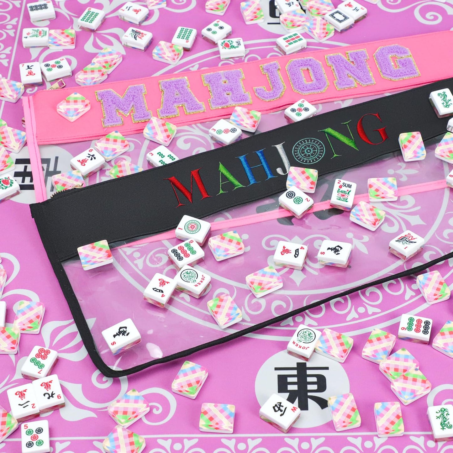 GUSTARIA Empty Mahjong Bag, Mahjong Case for American Mahjong Set (Case Only)