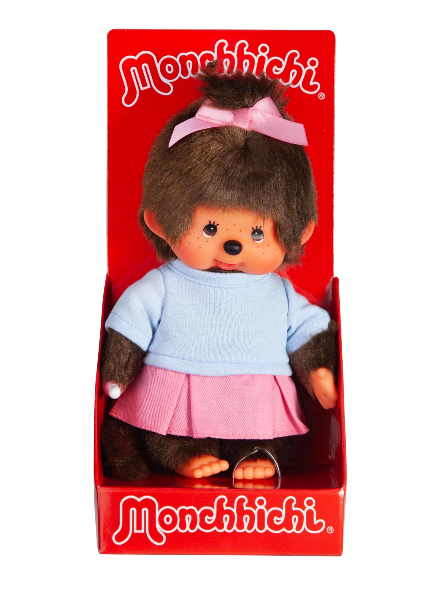 Monchhichi Skirt Girl 8" Plush