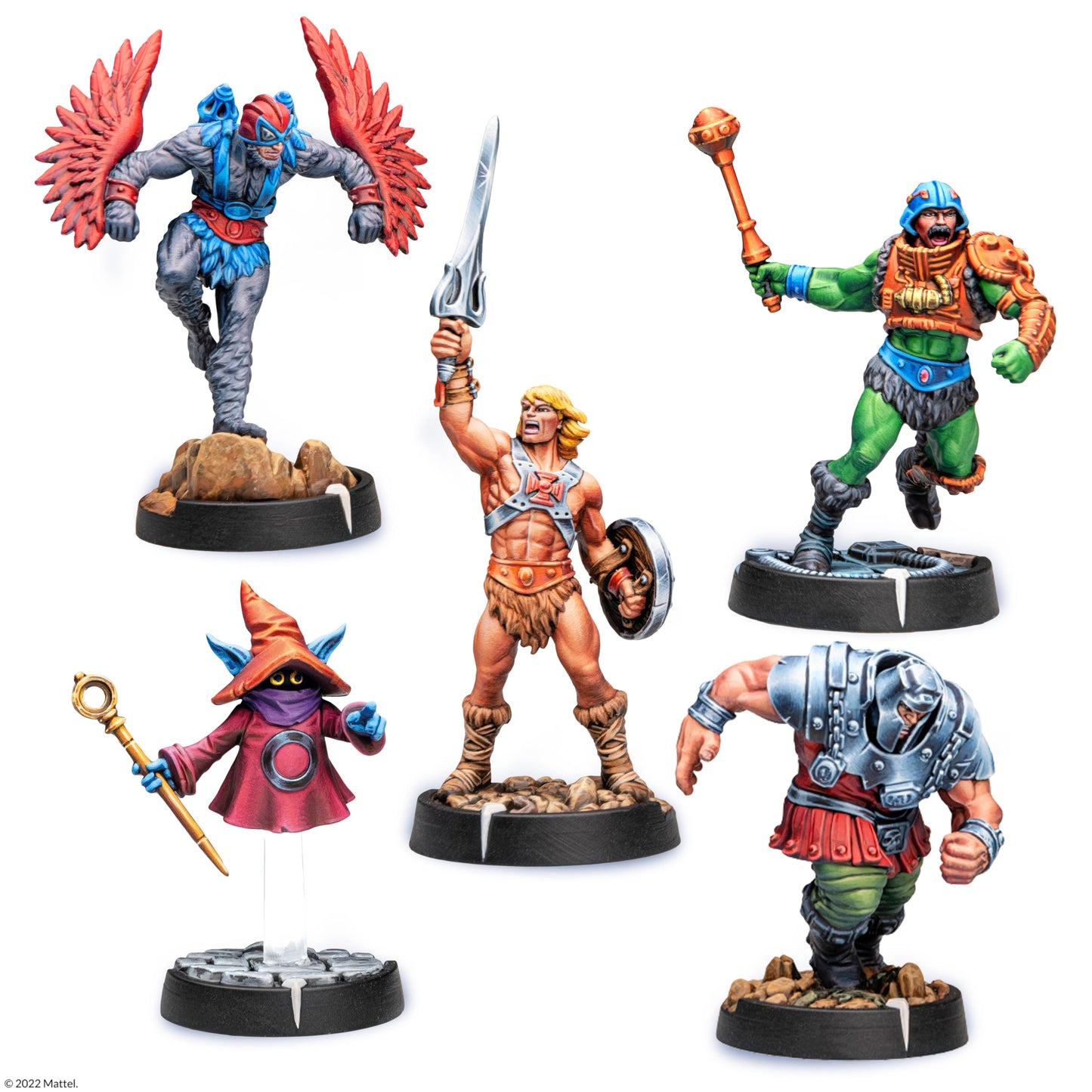 Masters of The Universe Battleground Starter Set - 2-Player Tabletop RPG Board Game - Includes 10 Miniatures of Real Motu Characters Like He-Man and Skeletor - Ages 14 Years + - from Archon Studio