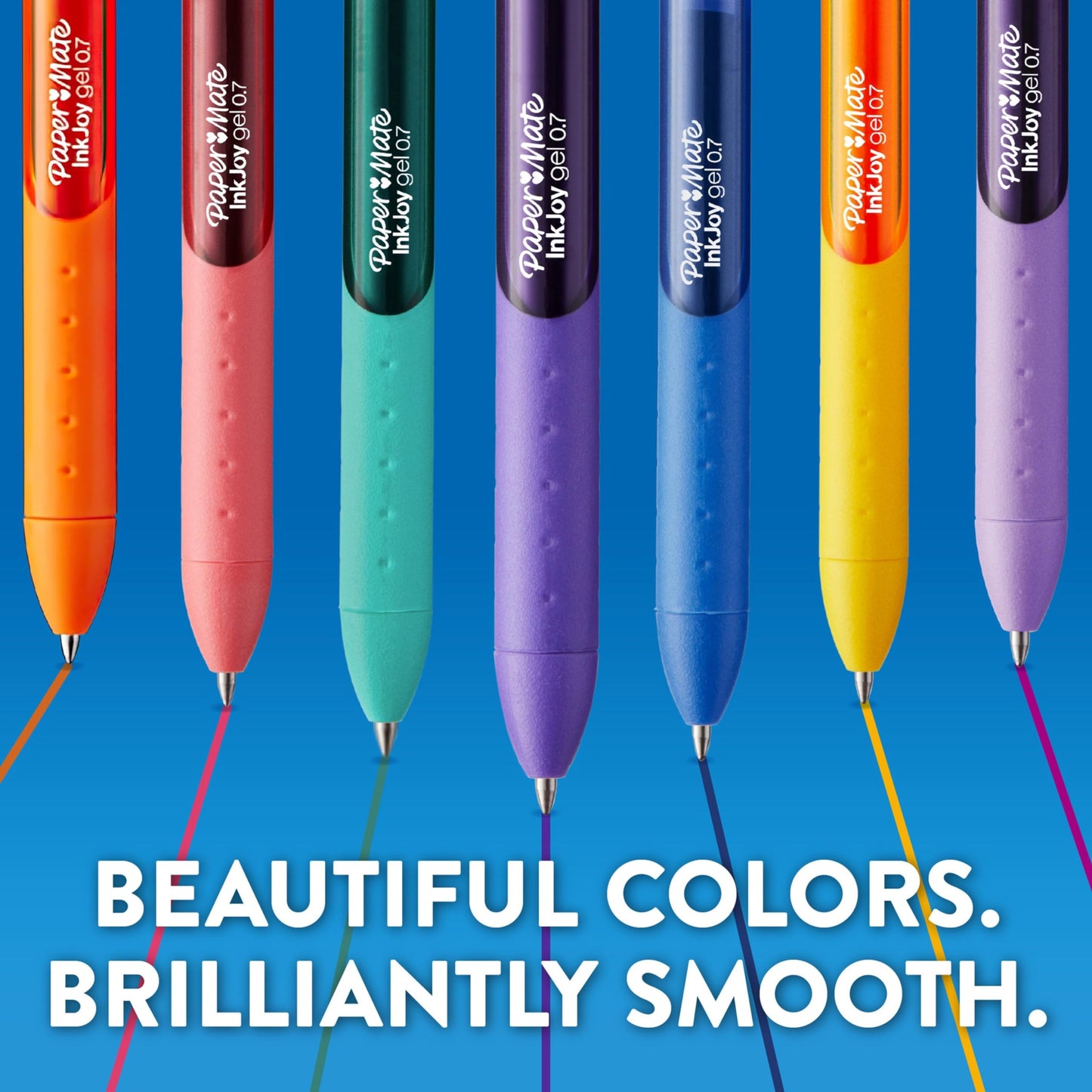 Paper Mate InkJoy Gel Pens, Retractable, Medium Point (0.7 mm), 36 Count - Office Supplies, Smooth, Colorful Ink