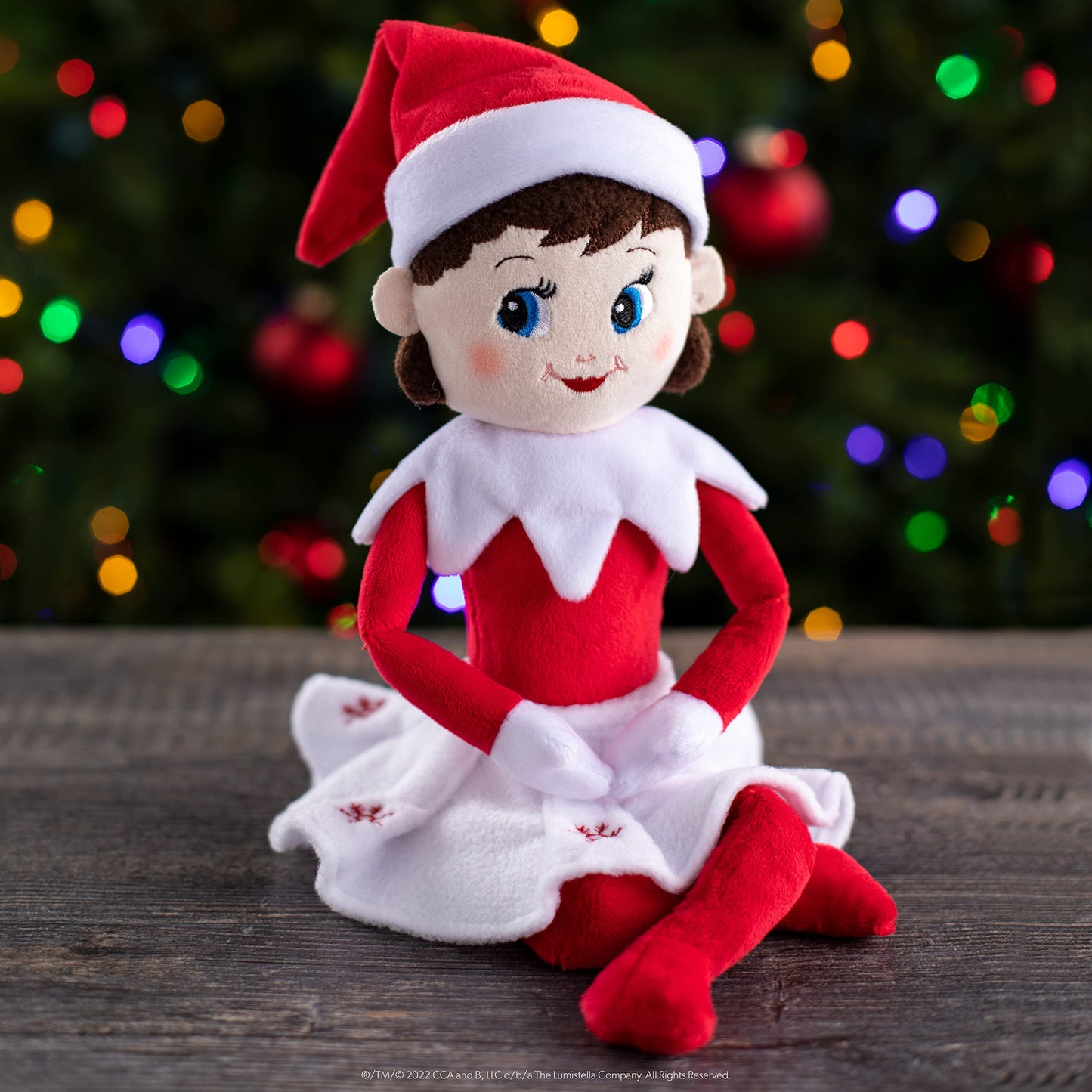 Elf on The Shelf - Plushee Pals® Girl Blue Eyes, 17" Tall