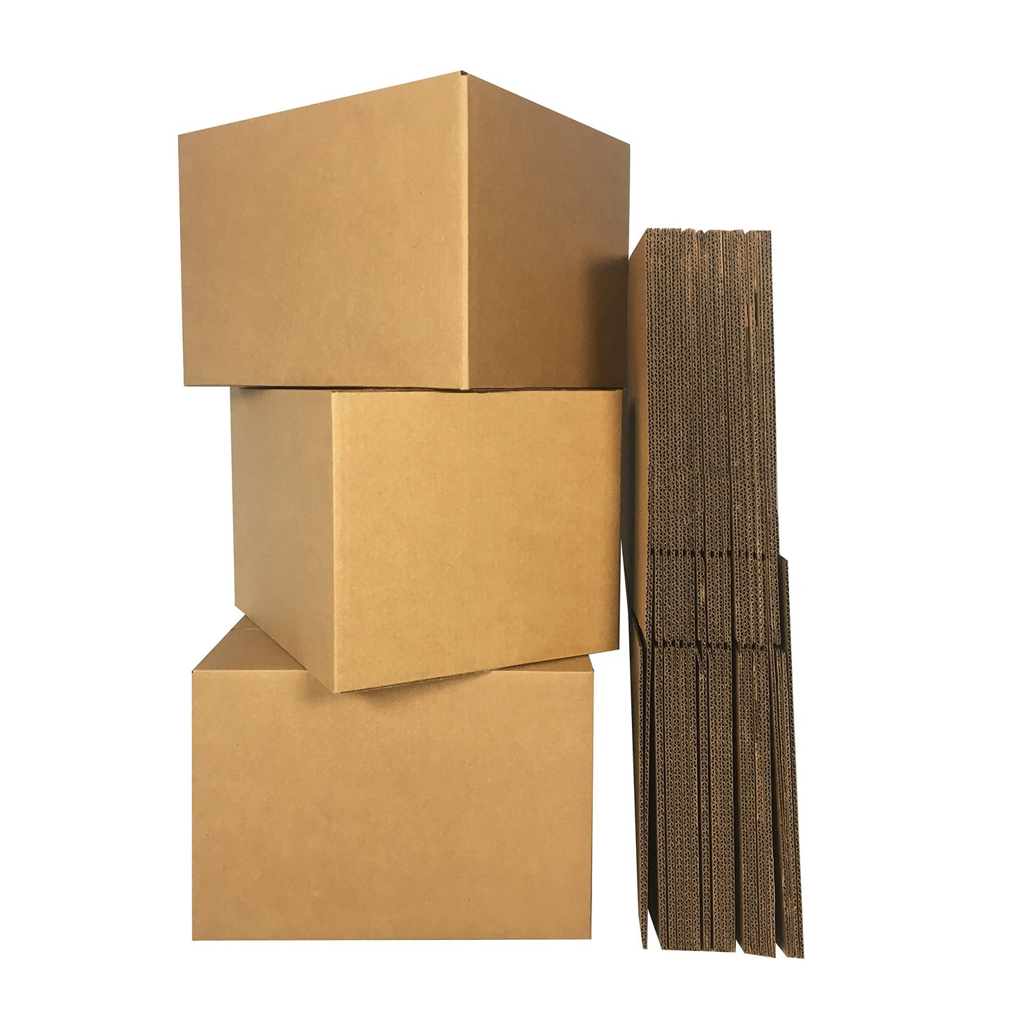 UBMOVE 18 x 14 x 12 inch Medium Size Boxes, 15 Pack, Single Wall Corrugated Cardboard Moving & Storage Boxes for Packing, Moving & Storage