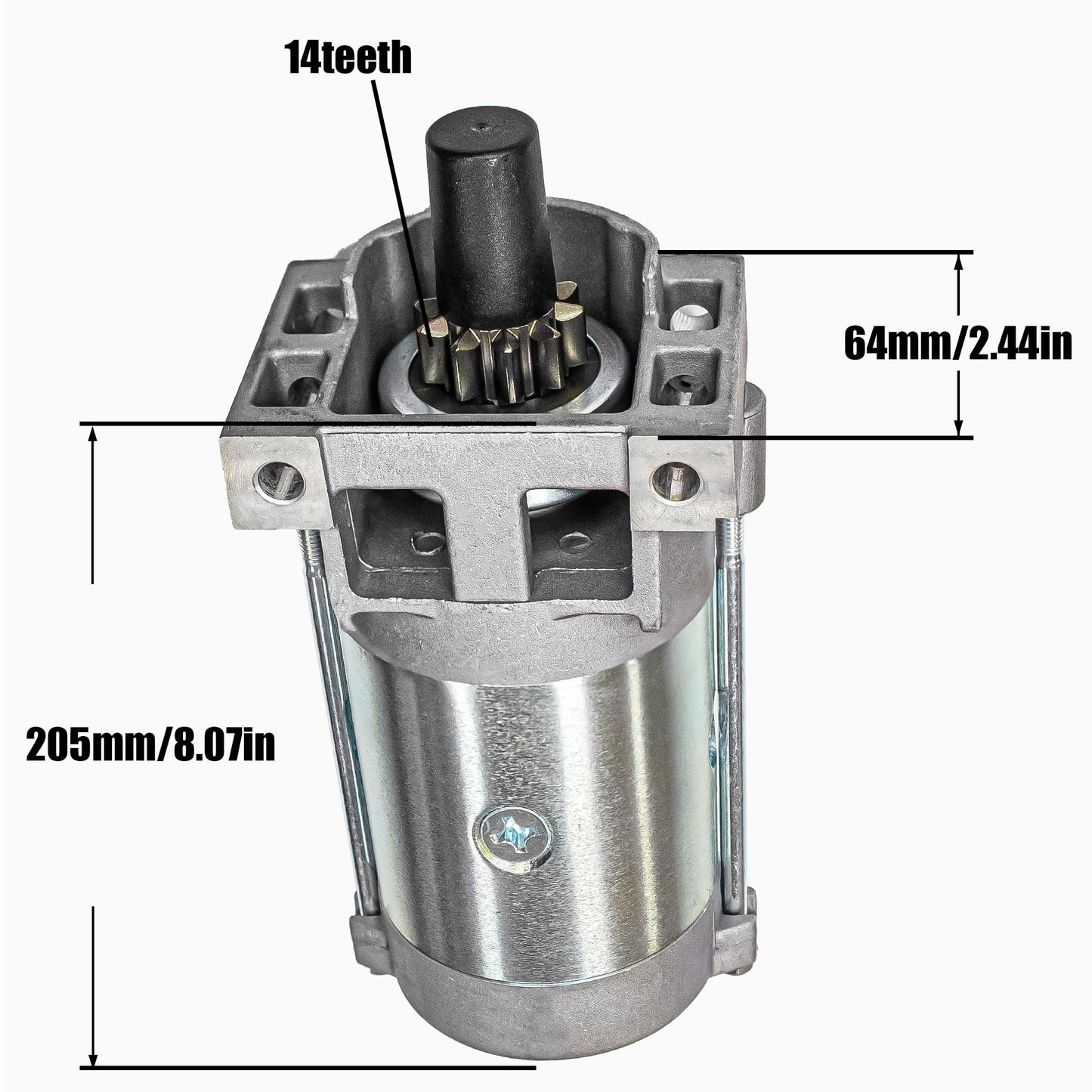 136-7880 Starter Motor FitsToro Timecutter SS5000 SS4225, Titan 48" 52" 60",Exmark Quest Radius E S 48" 52" 60" Compatible 2P77F 22 22.5 24.5HP Engine 133-1564 127-9209 133-9828