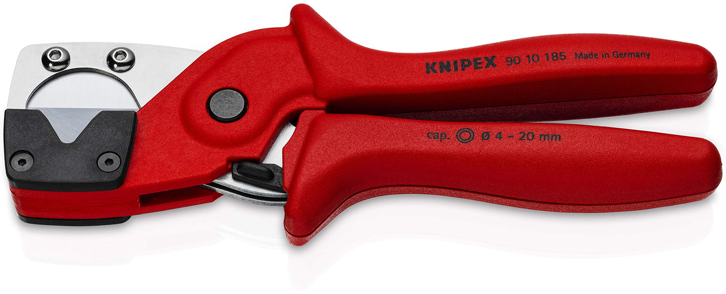 KNIPEX Tools 90 10 185 Pneumatic Hose Cutter, Red