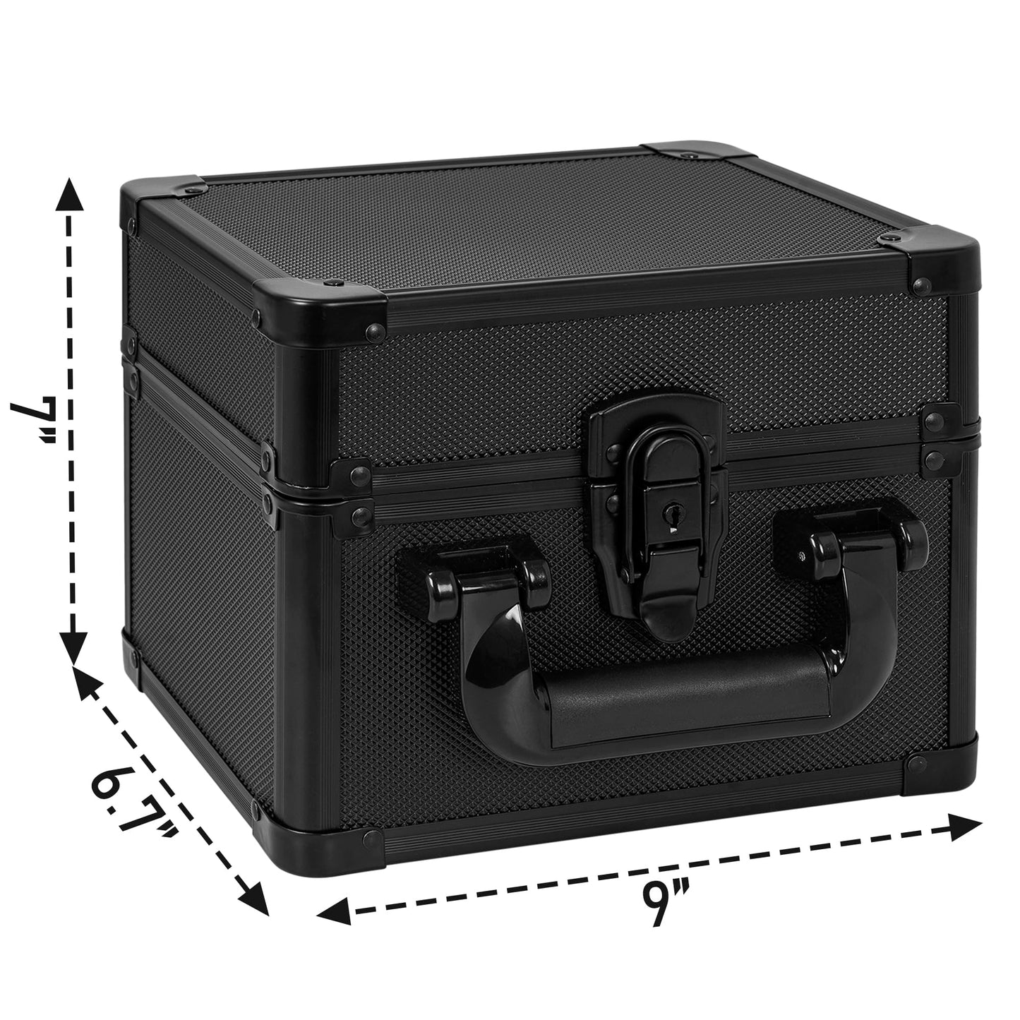 OUUTMEE Graded Card Case - Aluminum Alloy Graded Card Storage Box Compatible with 40 Card Slabs, Sports Trading Card Case Fits PSA, CSG, BGS and Top Loaders