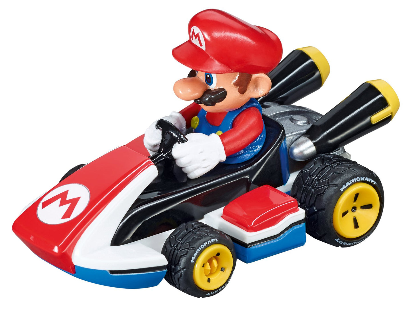 Carrera GO Battery Operated 1:43 Scale Slot Car Racing Toy Track Set with Jump Ramp for Kids Ages 5 Years and Up, Mario Kart