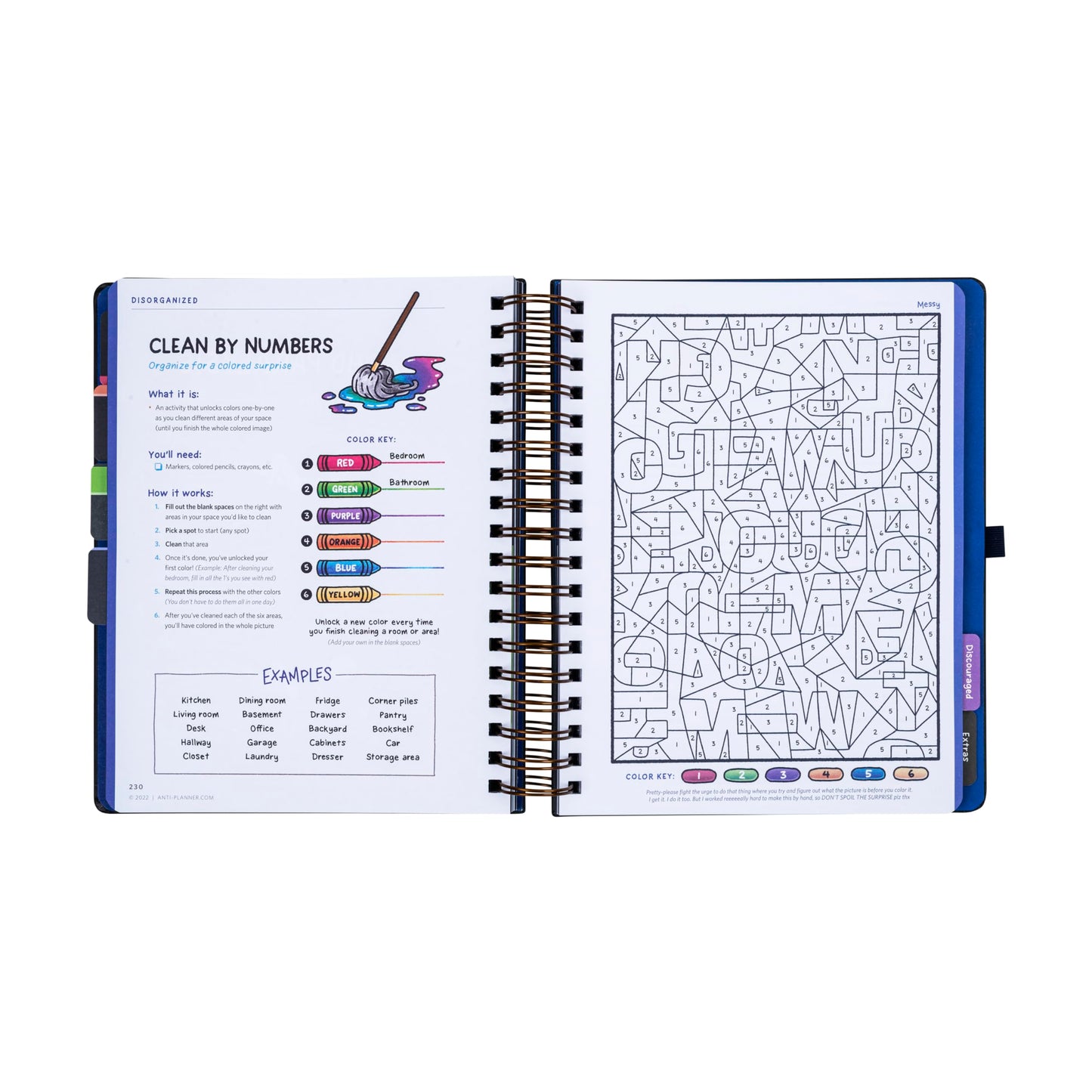 The Anti-Planner: How to Get Stuff Done When You Don't Feel Like It (Clean Edition) - Undated ADHD Productivity Activity Book for Adults, Teens & Students, 100+ Focus & Procrastination Strategies