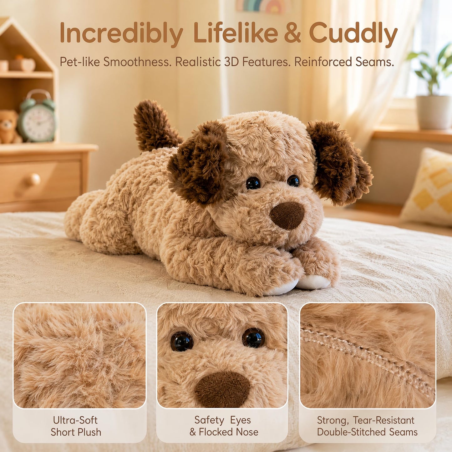 VETENSO Dog Plush Pillow 15inch