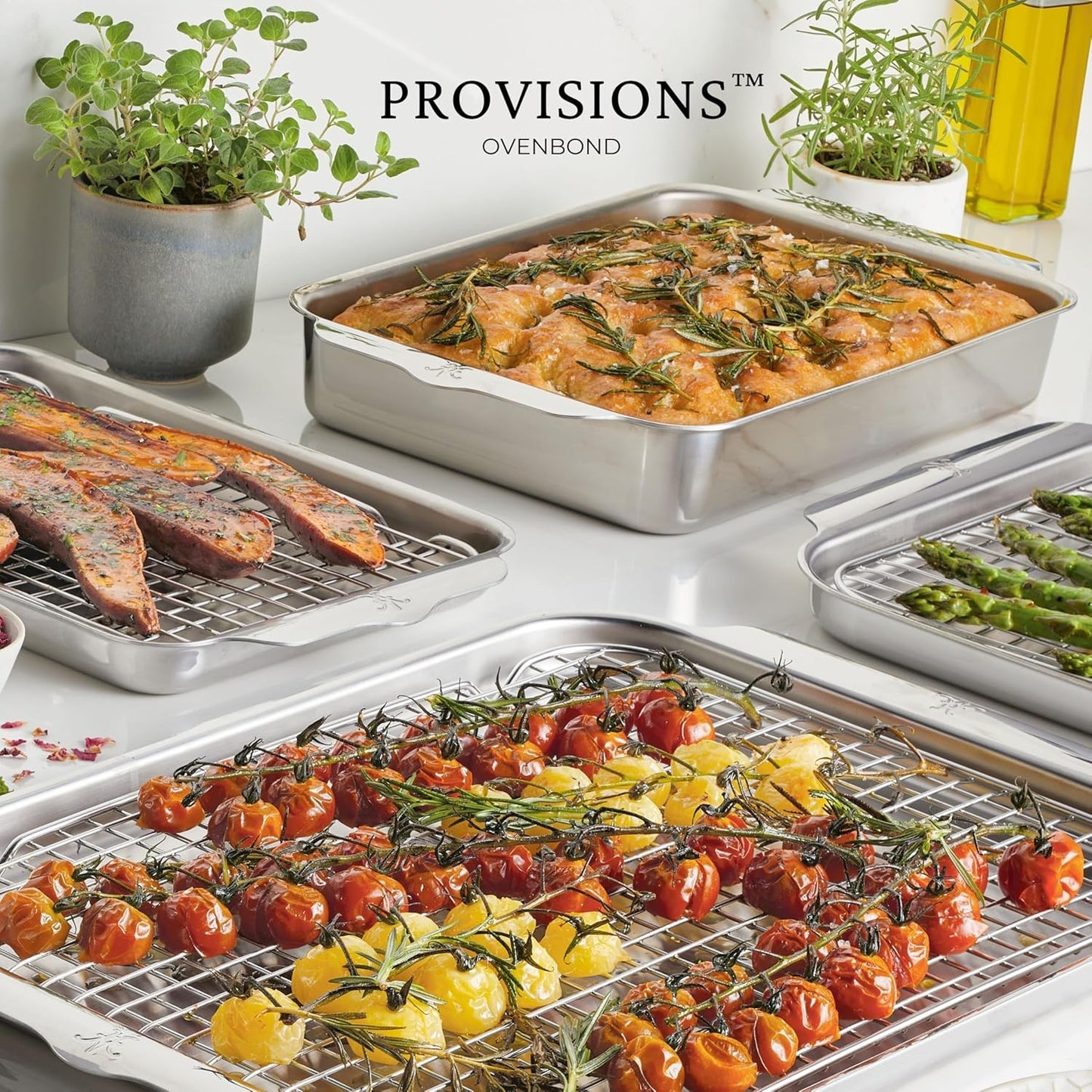 Hestan Provisions OvenBond – Quarter Sheet Pan Rack, 11.75" L x 8.25" W (Cooling Rack)