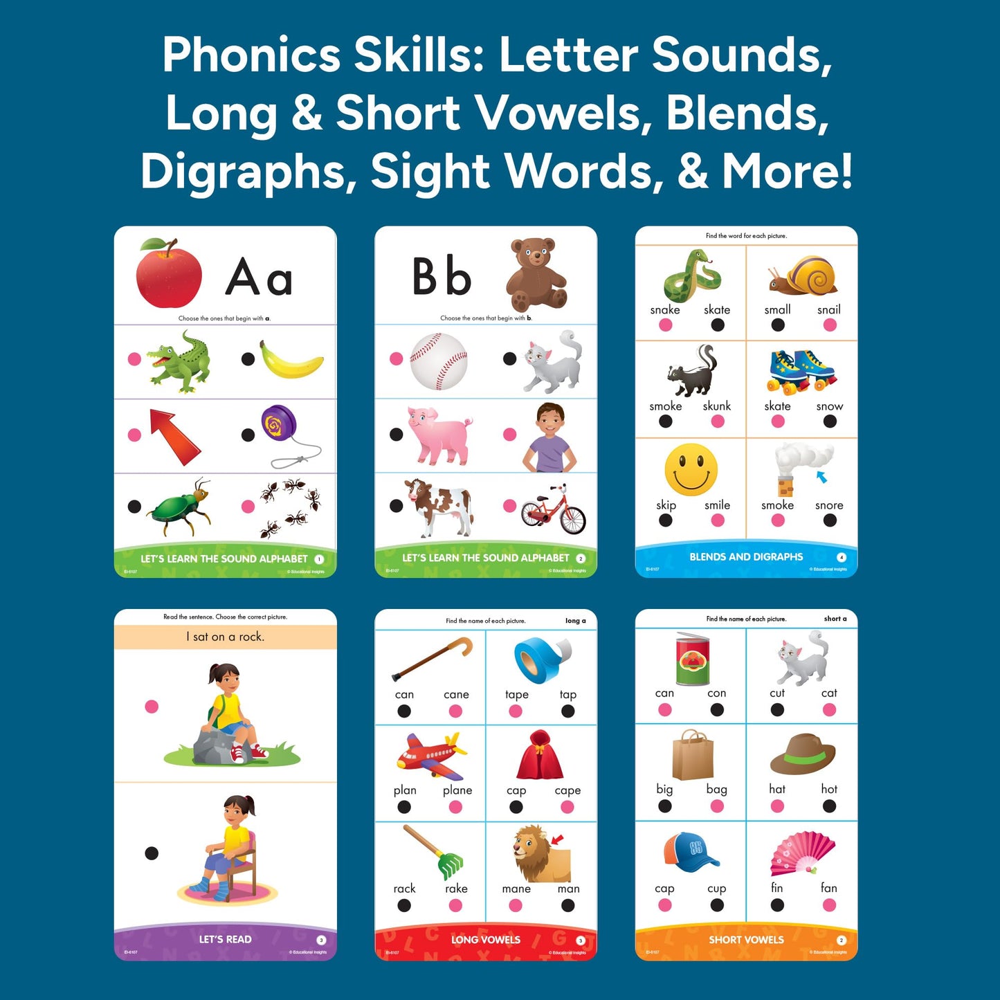 Educational Insights Hot Dots Jr Phonics Fun
