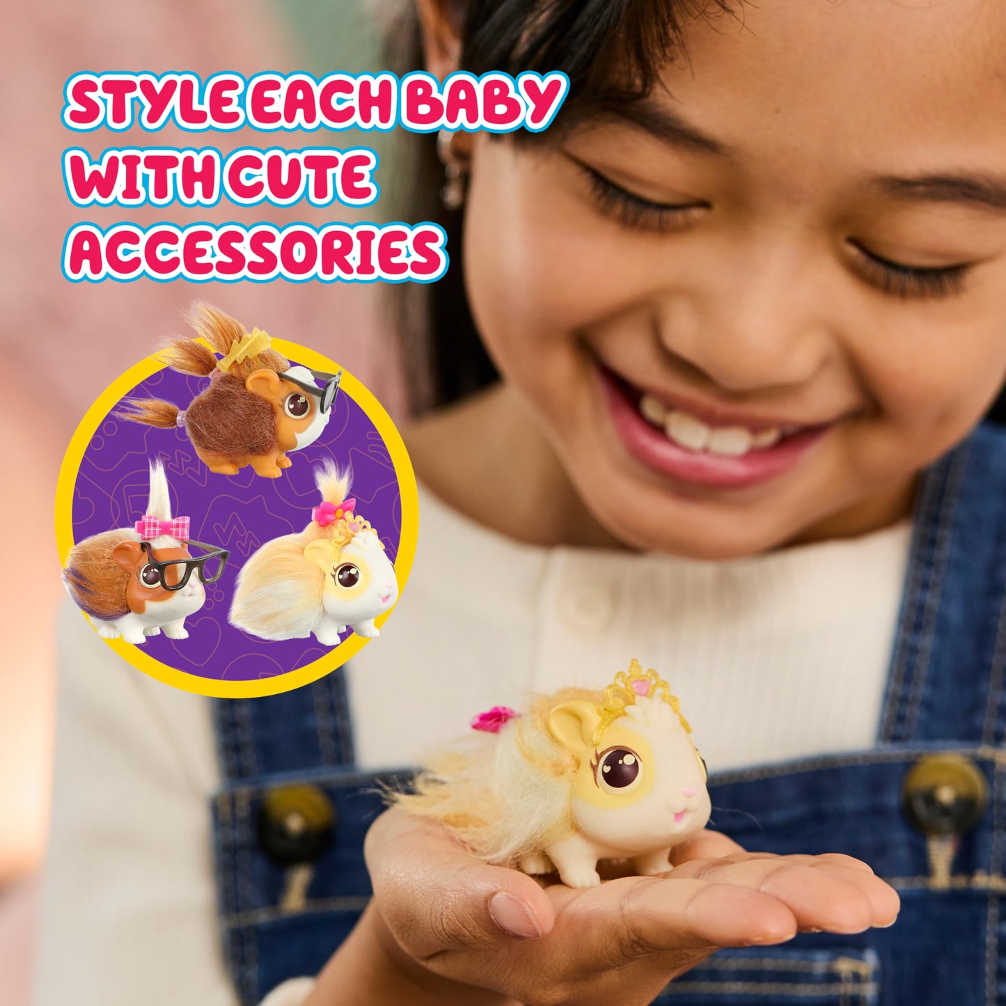 Little Live Pets - Mama Surprise | Soft, Interactive Mama Guinea Pig and her Hutch, and her 3 Surprise Babies. 20+ Sounds & Reactions. Batteries Included. for Kids Ages 4+.