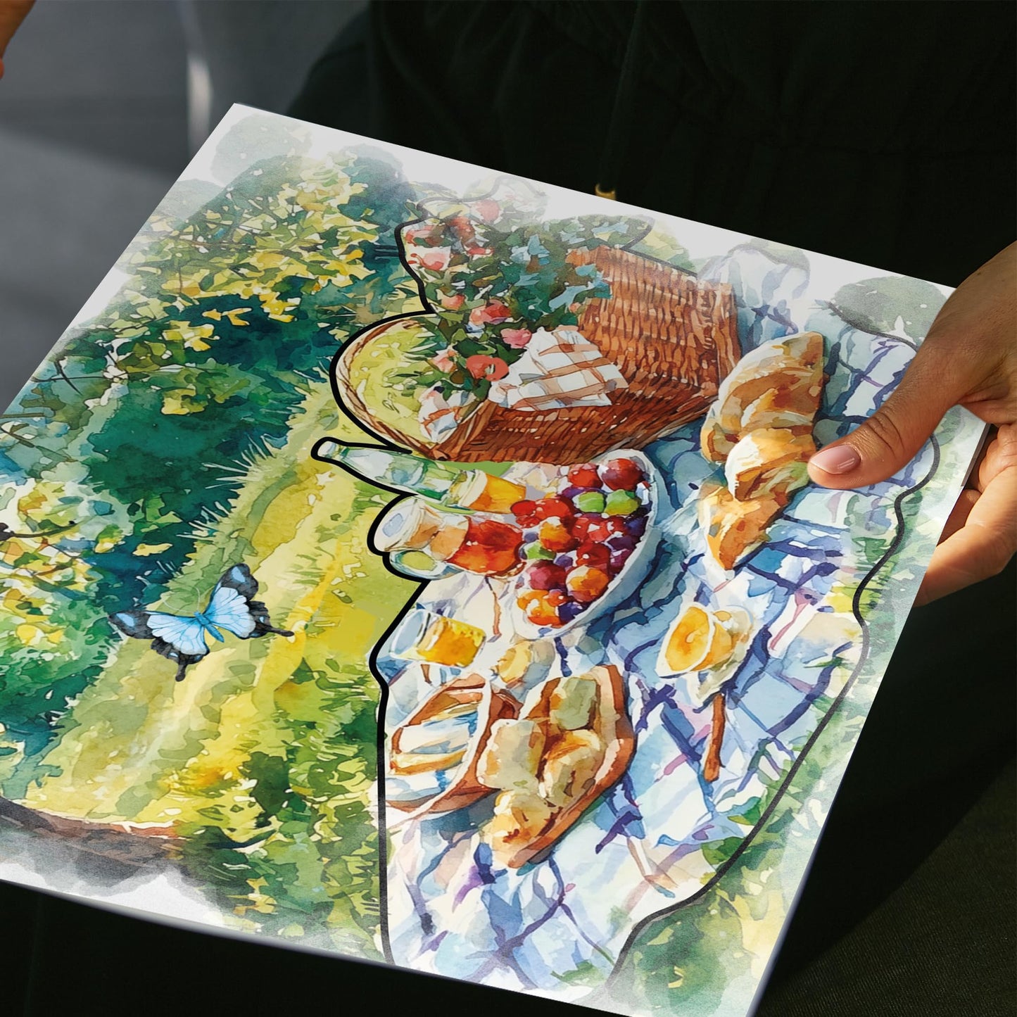 QUOKKA Dementia Activities for Seniors - Water Painting for Dementia and Alzheimer’s Patients - 10 Pack Cozy Home Art Sheets - No Mess Crafts and Cognitive Gifts for Elderly Adults in Nursing Homes