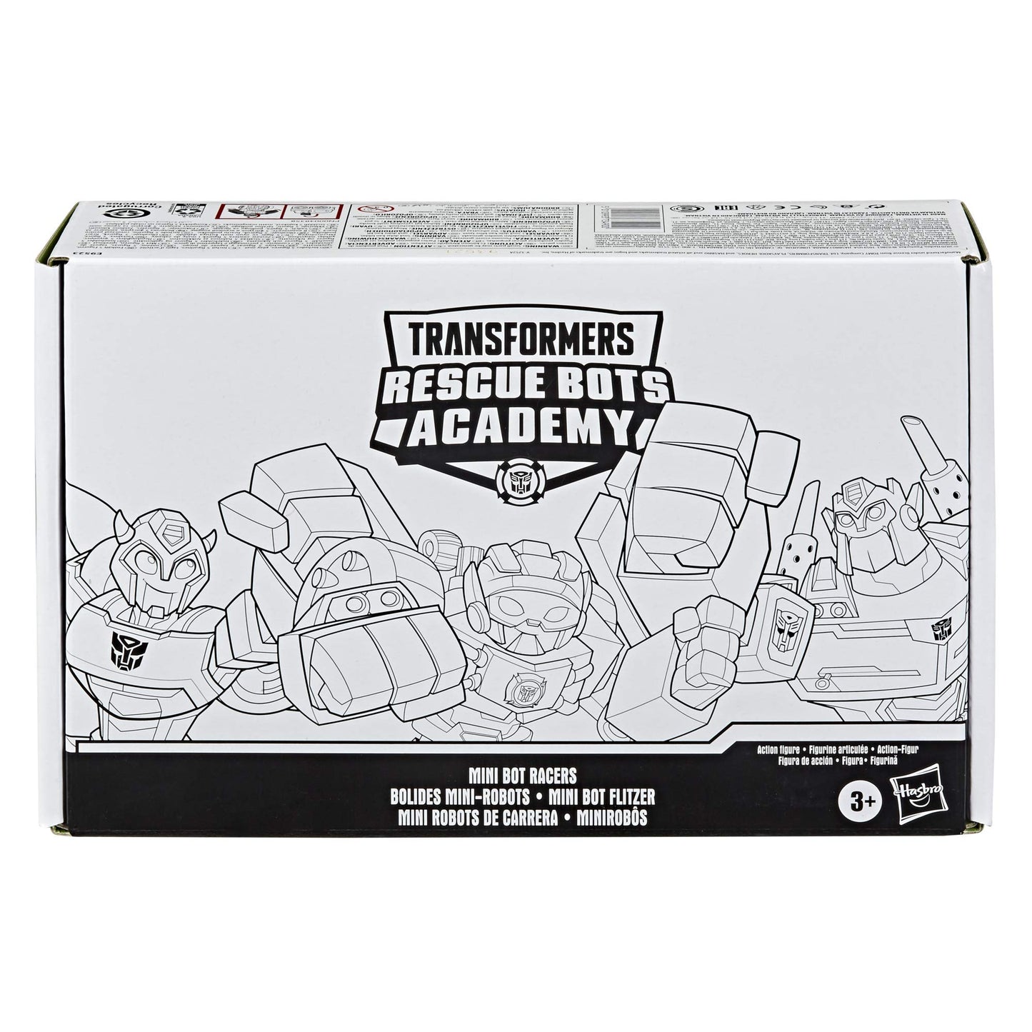 Playskool Heroes Transformers Rescue Bots Academy Mini Bot Racers Converting Robot Toy 5-Pack, 2-Inch Collectible Toy Car for Kids Ages 3 and Up