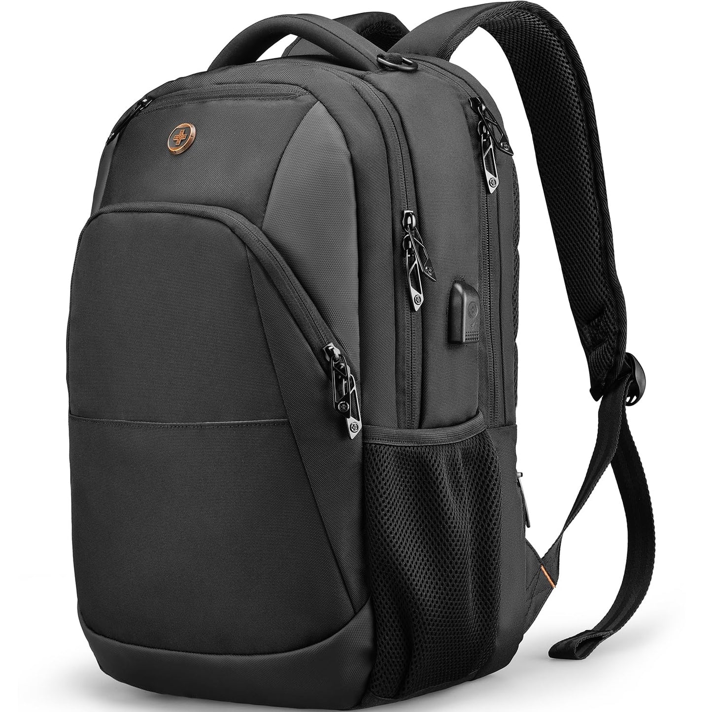 Swissdigital Design Travel Laptop Backpack, College Laptops Backpack with USB Charging Port for Men & Women Fits 16 Inch Notebook (ANDWIL SD1670) One Nation One World