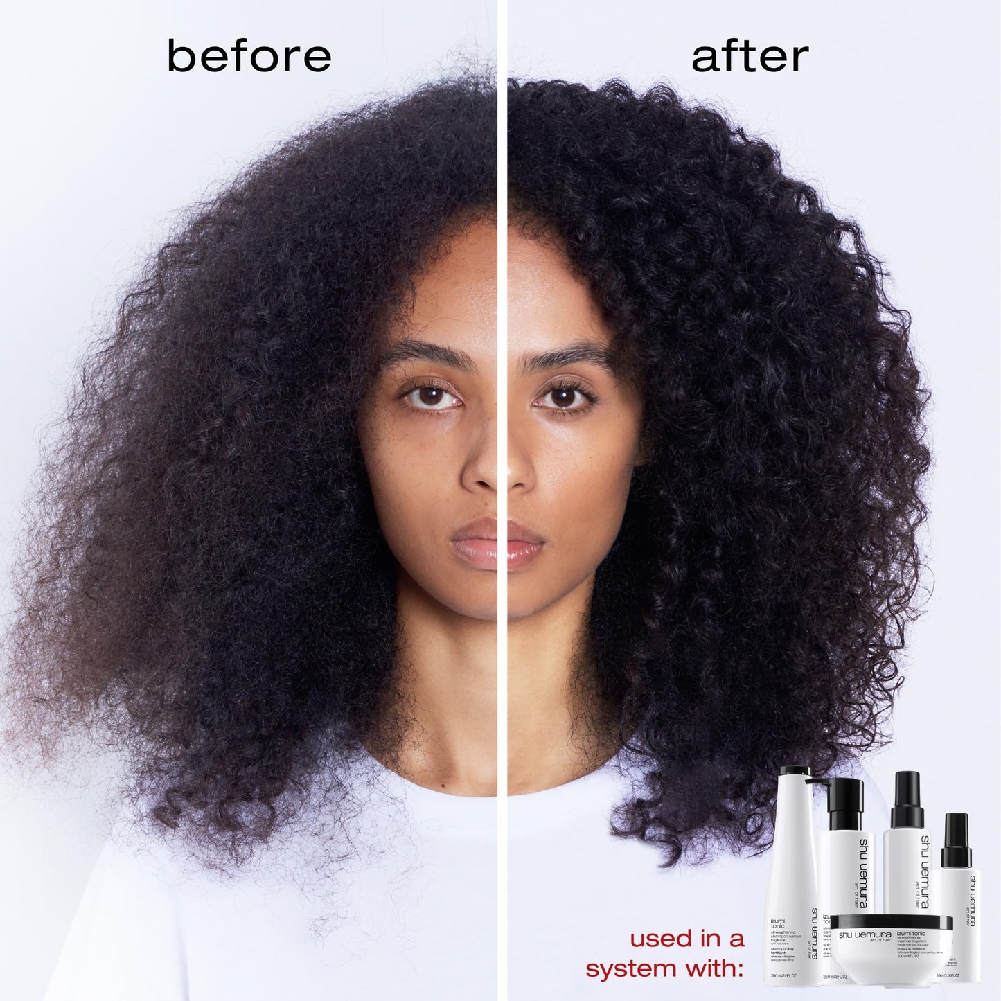 Shu Uemura Izumi Tonic Strengthening & Thickening Rice Water Hair Mask, Nourishes and Repairs Damaged Hair, Smooths and Adds Shine, With Japanese Rice Water