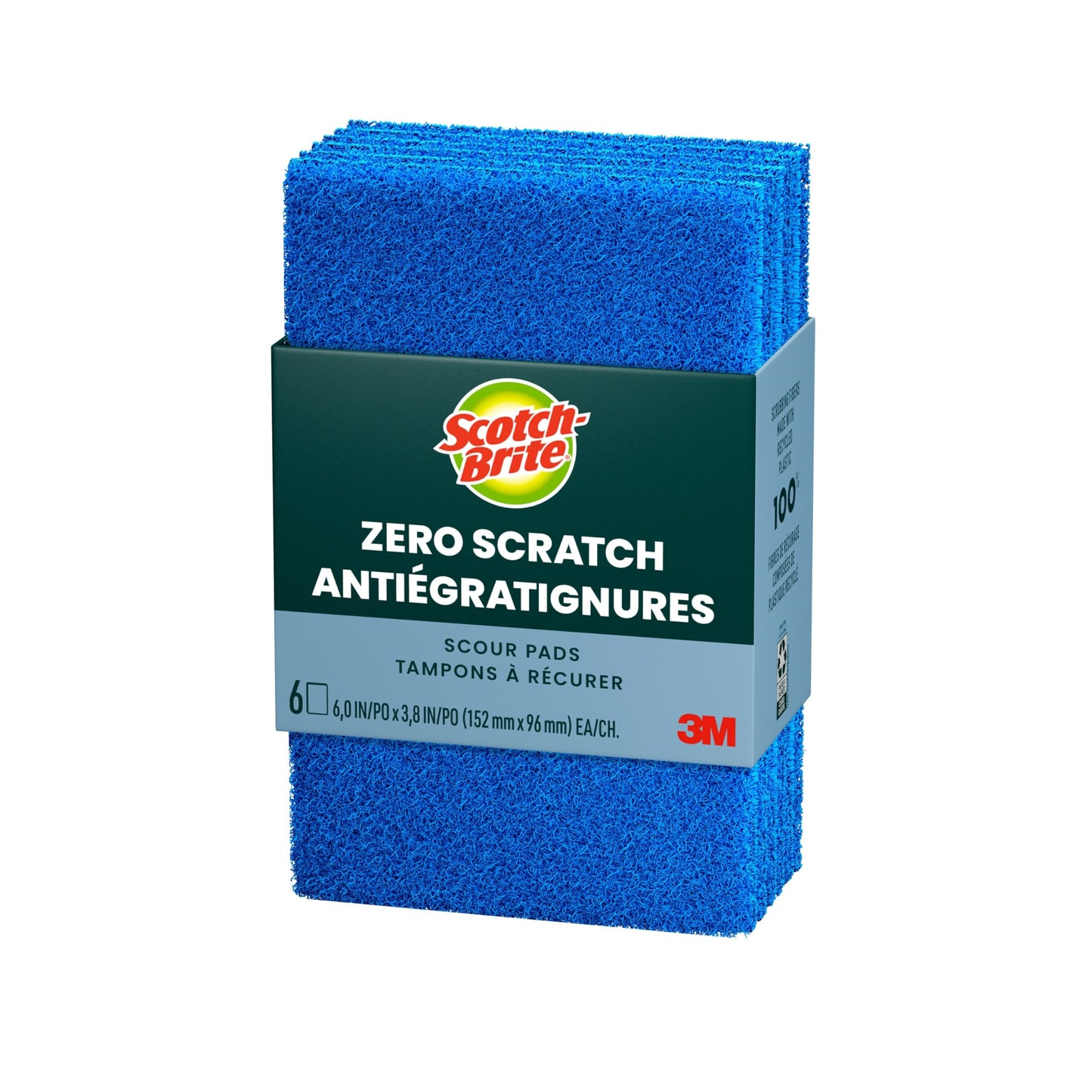 Scotch-Brite Non-Scratch Scour Pads, Scouring Pads for Kitchen and Dish Cleaning, 30 Pads