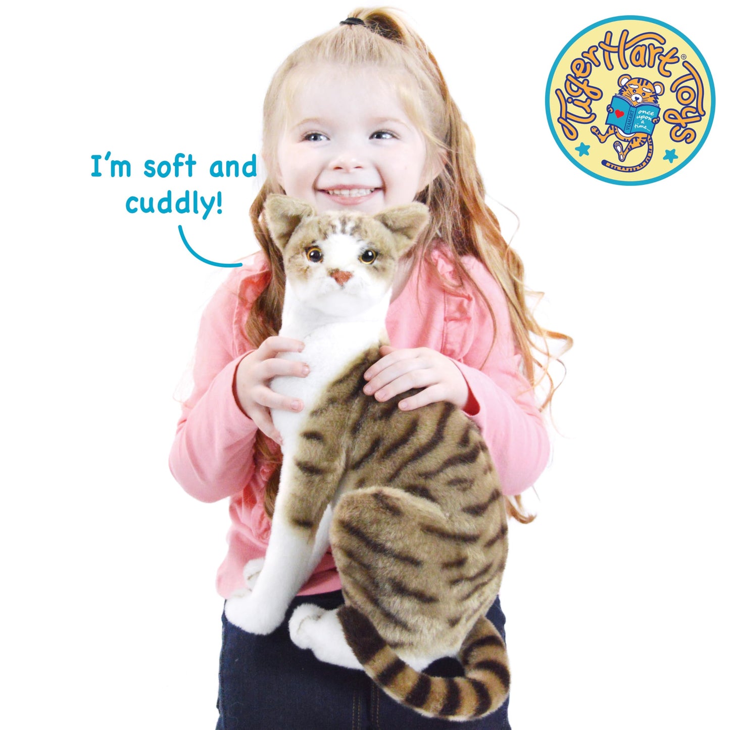 Amy The American Shorthair Cat - 14 Inch Stuffed Animal Plush