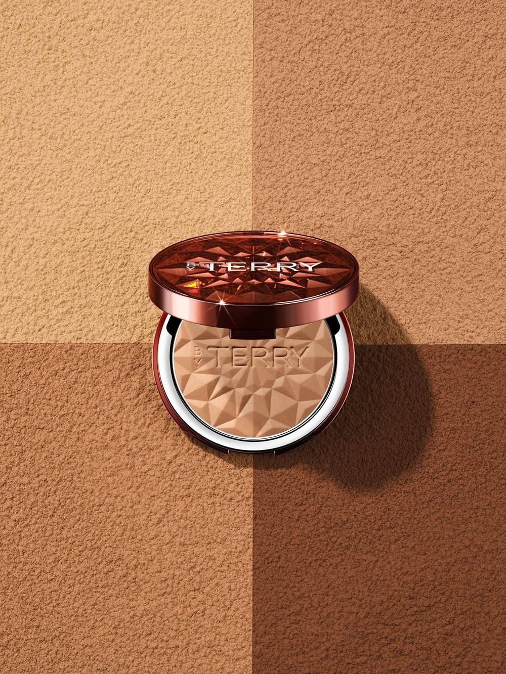 By Terry Tea To Tan Sun Bronzer, Hydrating & Smoothing Skincare-Infused Bronzing Powder, Vegan Formula, 3 Tan Bronze