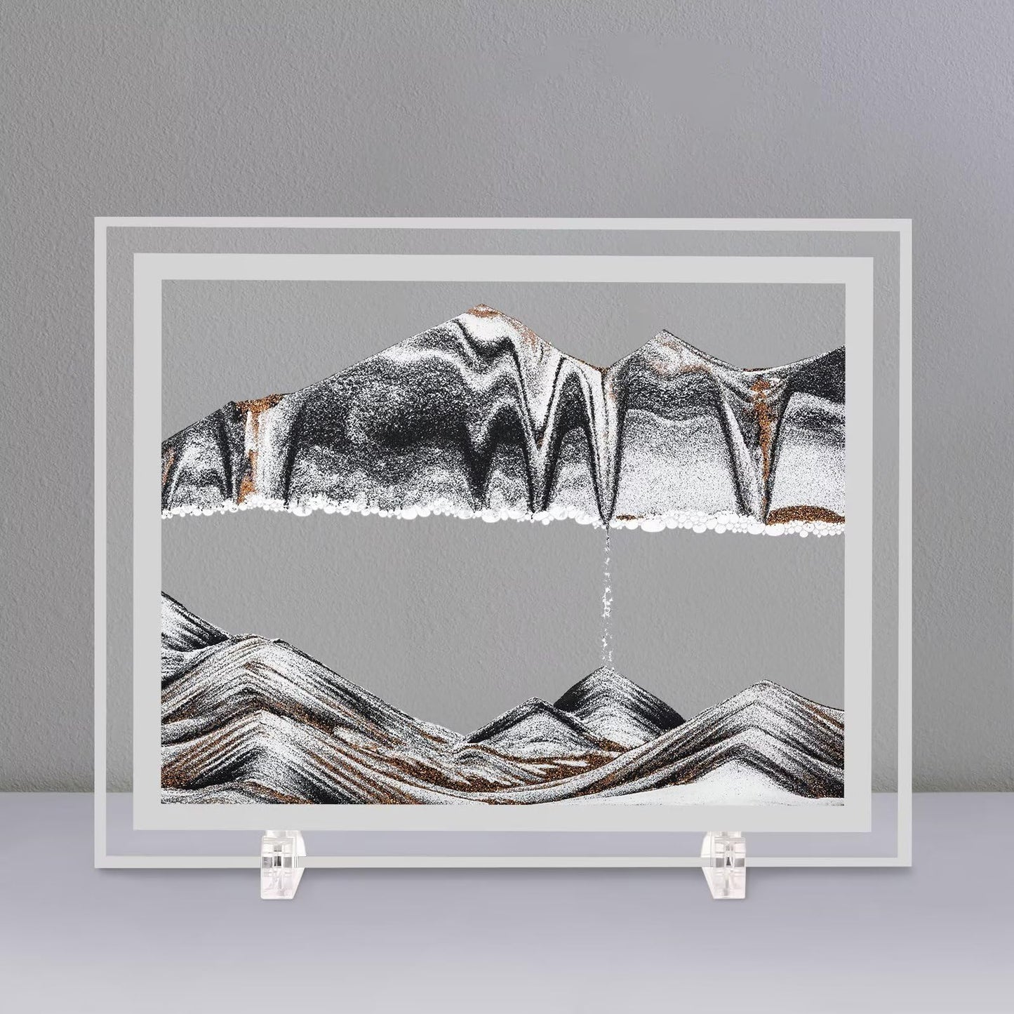 LCDOCLAK Moving Sand Art Picture,Dynamic Sand Picture,3D Desktop Art for Home Office Decoration