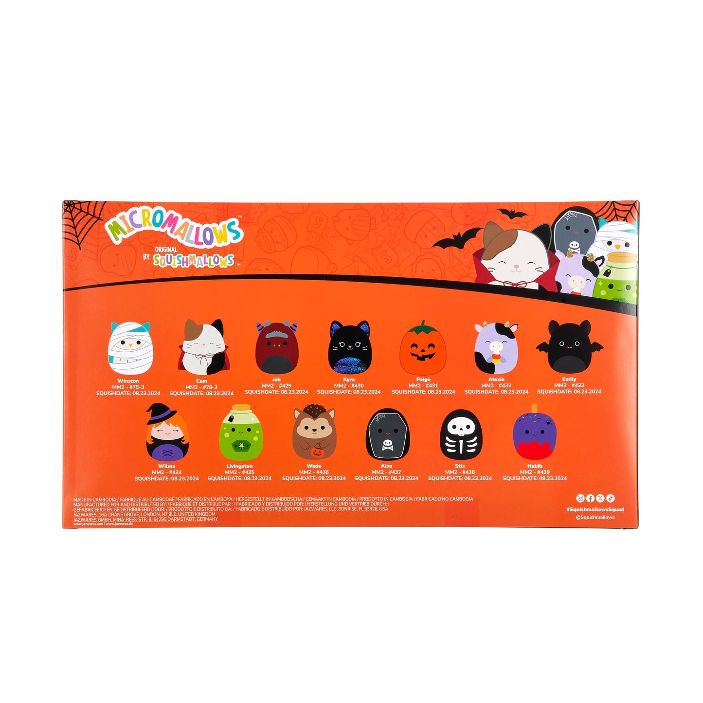 Squishmallows - Micromallows - 13 Pack - 2.5" - Advent Calendar - Style 1