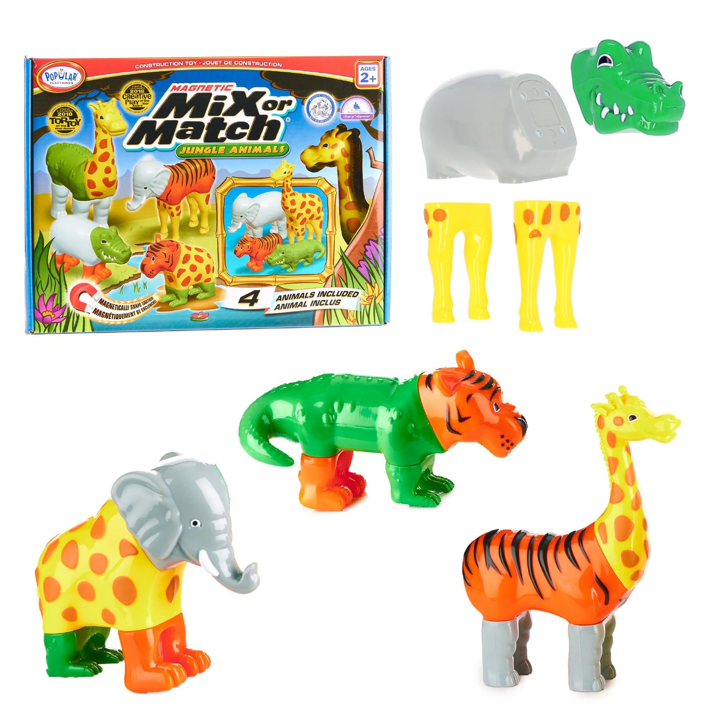 Popular Playthings Magnetic Mix or Match Animals