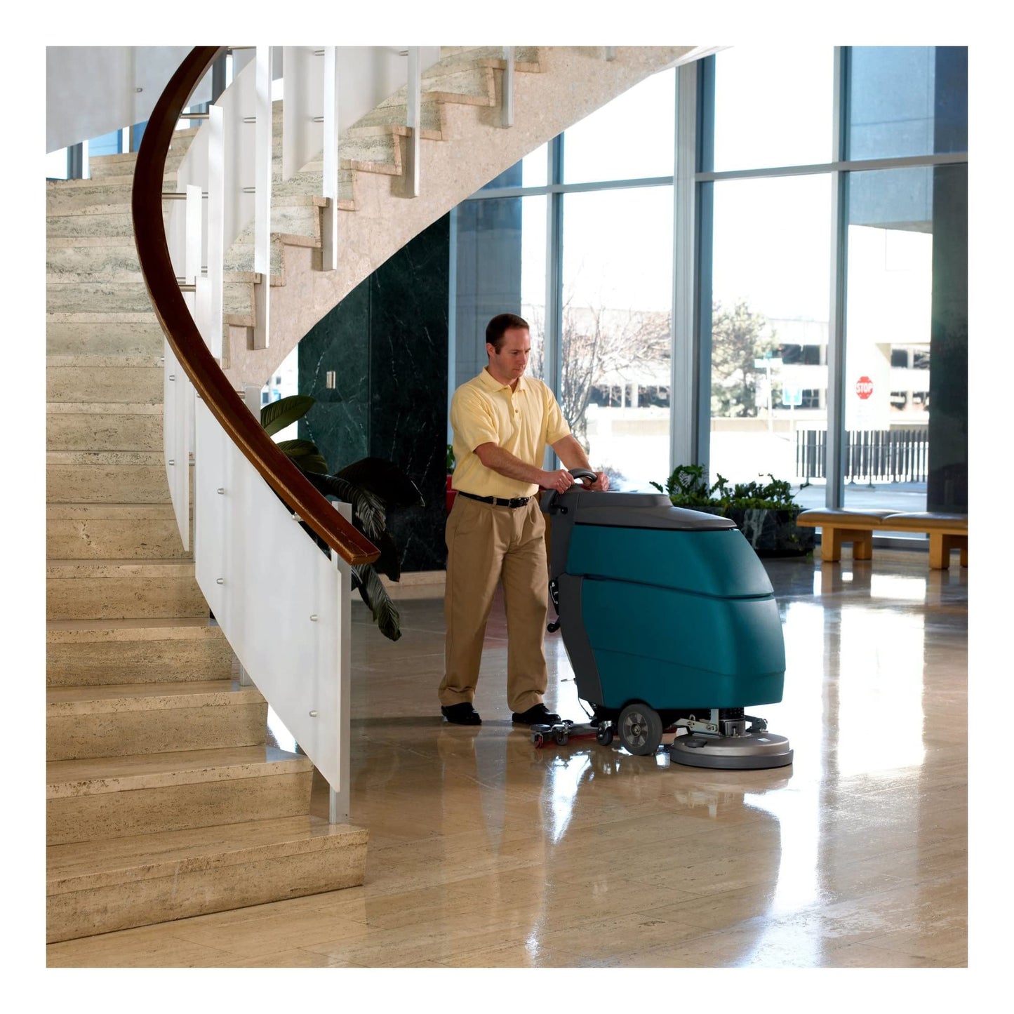 3M High Productivity Pad 7300, 20 in, 5/Case