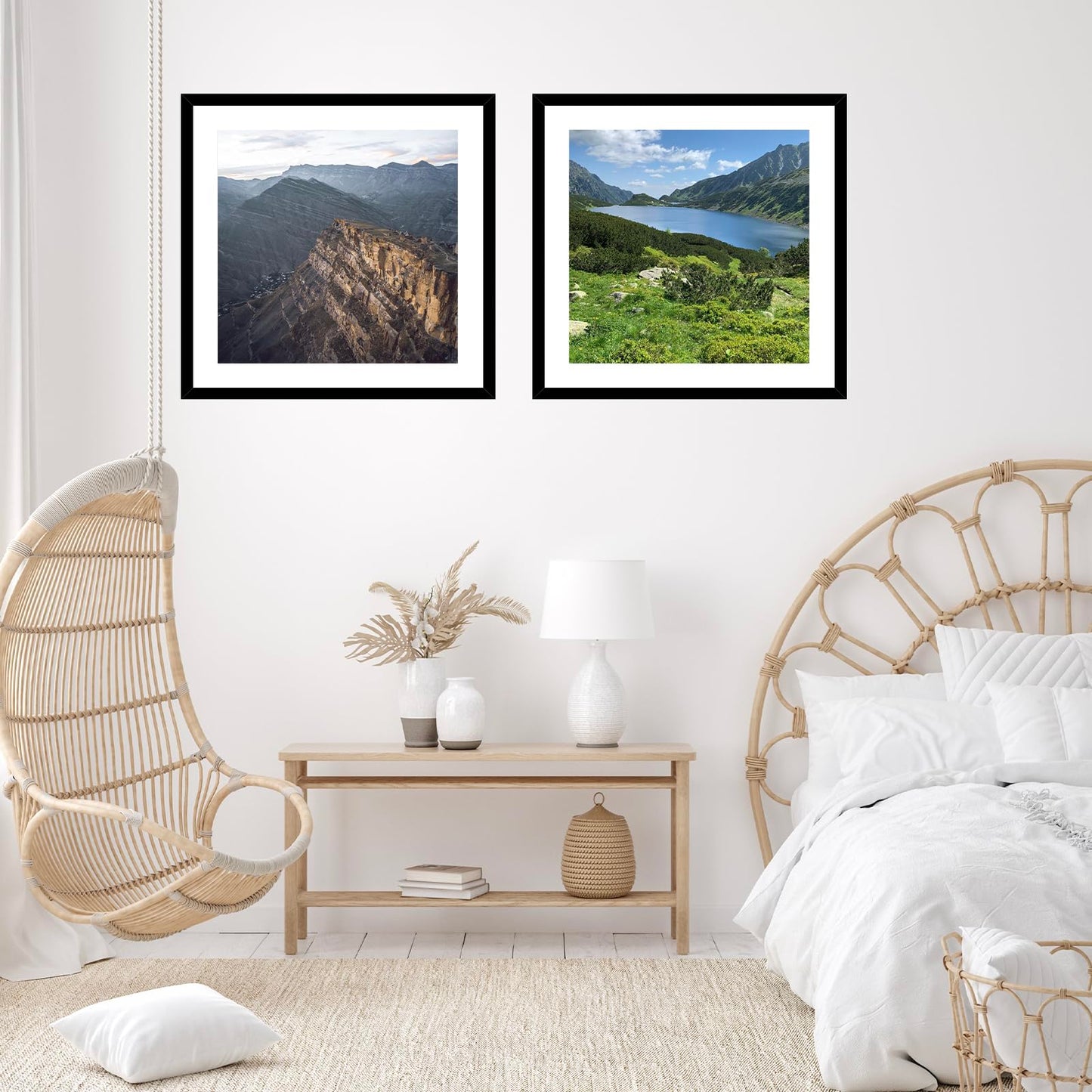 JCJMY 30x30 Picture Frame Black with 24x24 Mat, Display Photo 24x24 with Mat or 30 x 30 Without Mat, Wall Hanging Large 30x30 Poster Frame with Shatter Resistant Plexiglass, Black