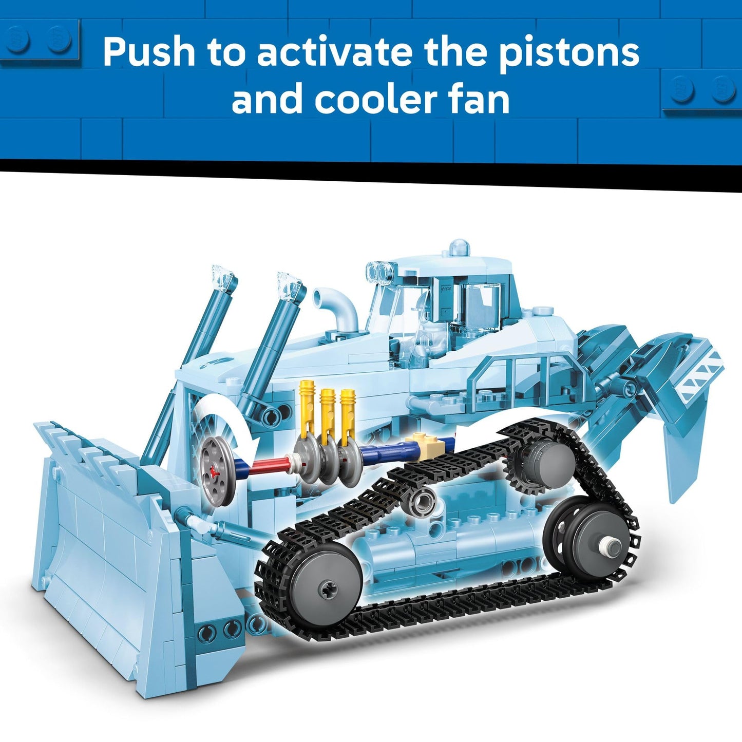 LEGO City Yellow Bulldozer Construction Site Building Toy for Kids, Ages 8+ - Pretend Play Set & Construction-Themed Building Blocks W/Toy Bulldozer Idea for Boys & Girls - 60466