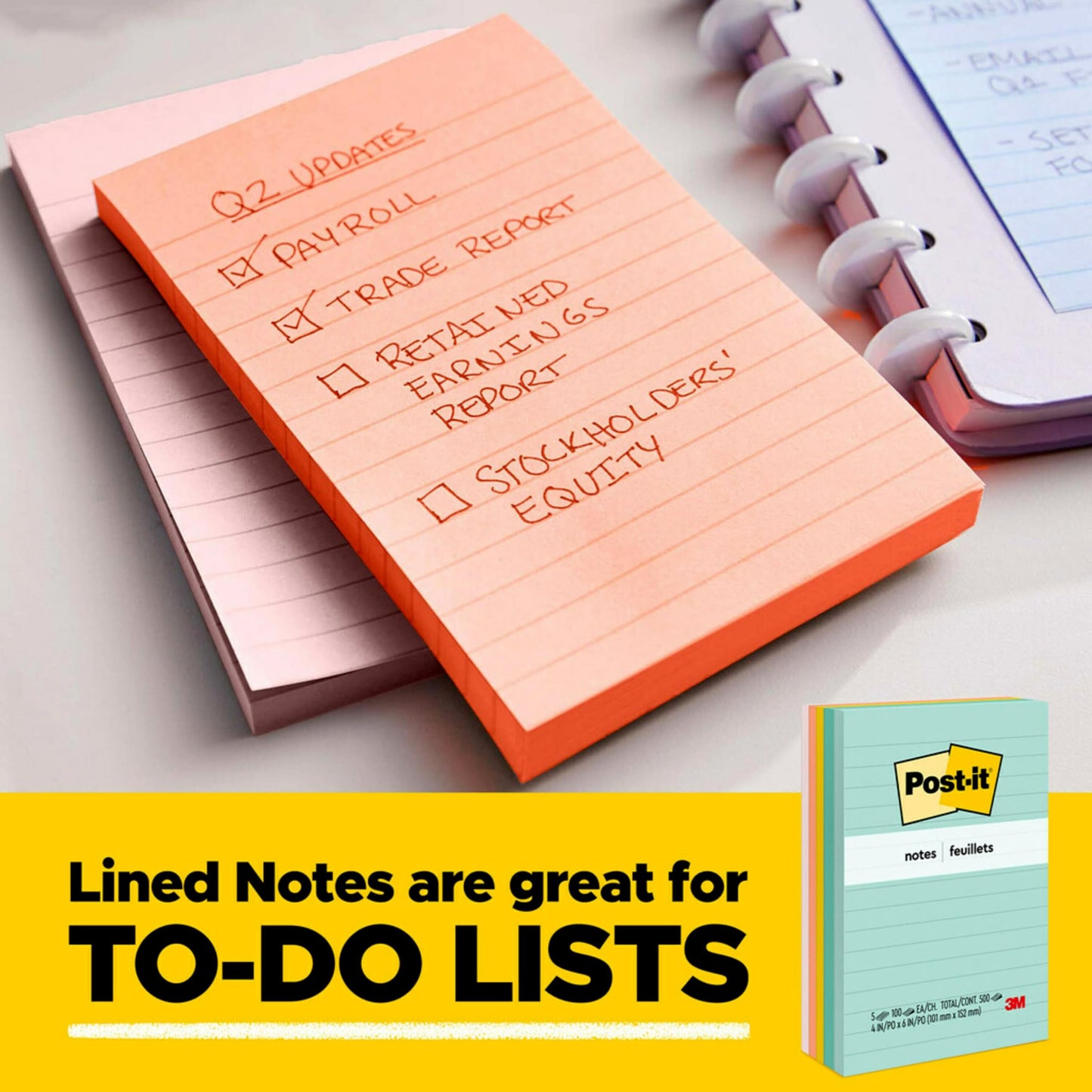 Post-it Mini Notes, 1 3/8 x 1 7/8 in, 24 Pads, America's #1 Favorite Sticky Notes, Poptimistic Post-it Notes, Power Pink, Aqua Blue, Vital Orange, Neon Green, Guava Pink (3 Pack)