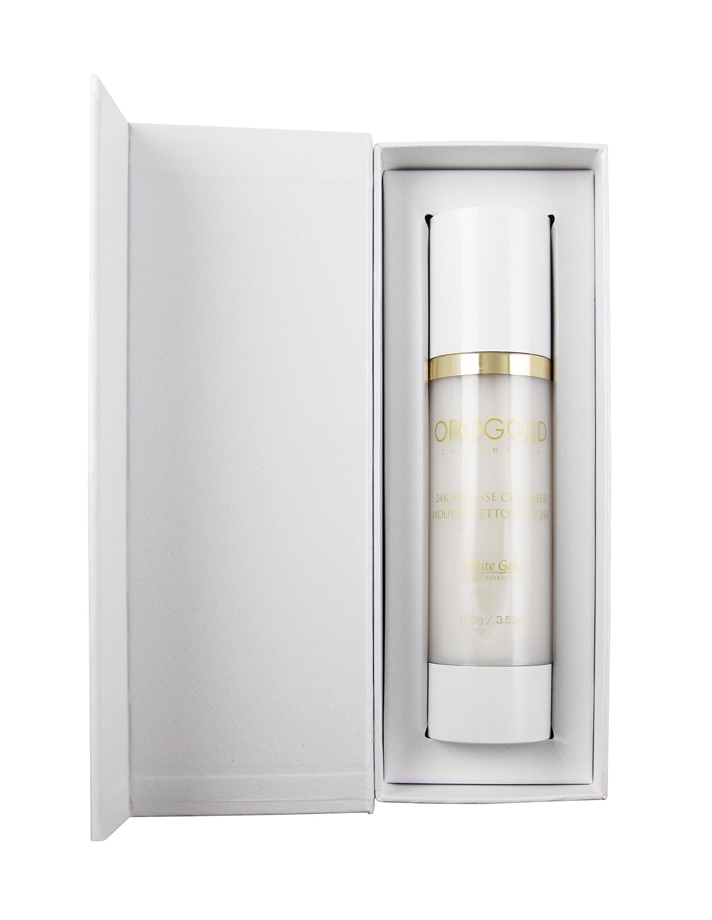 Orogold White Gold 24K Anti Aging Facial Cleanser - 100 Ml / 3.38 Fl. Oz.