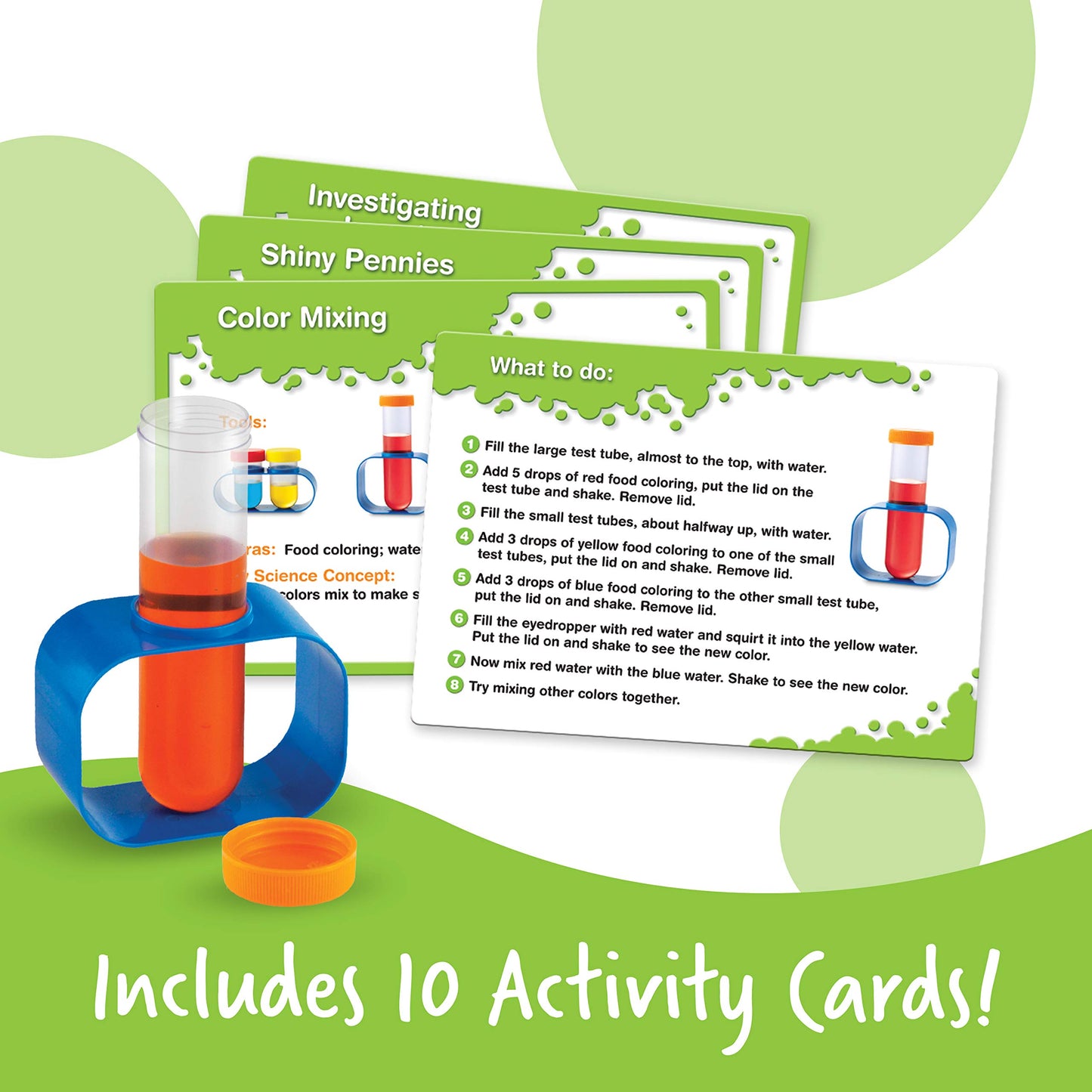 Learning Resources Primary Science Lab Activity Set, Science Exploration, 22 Pieces, Ages 4+, Multicolor