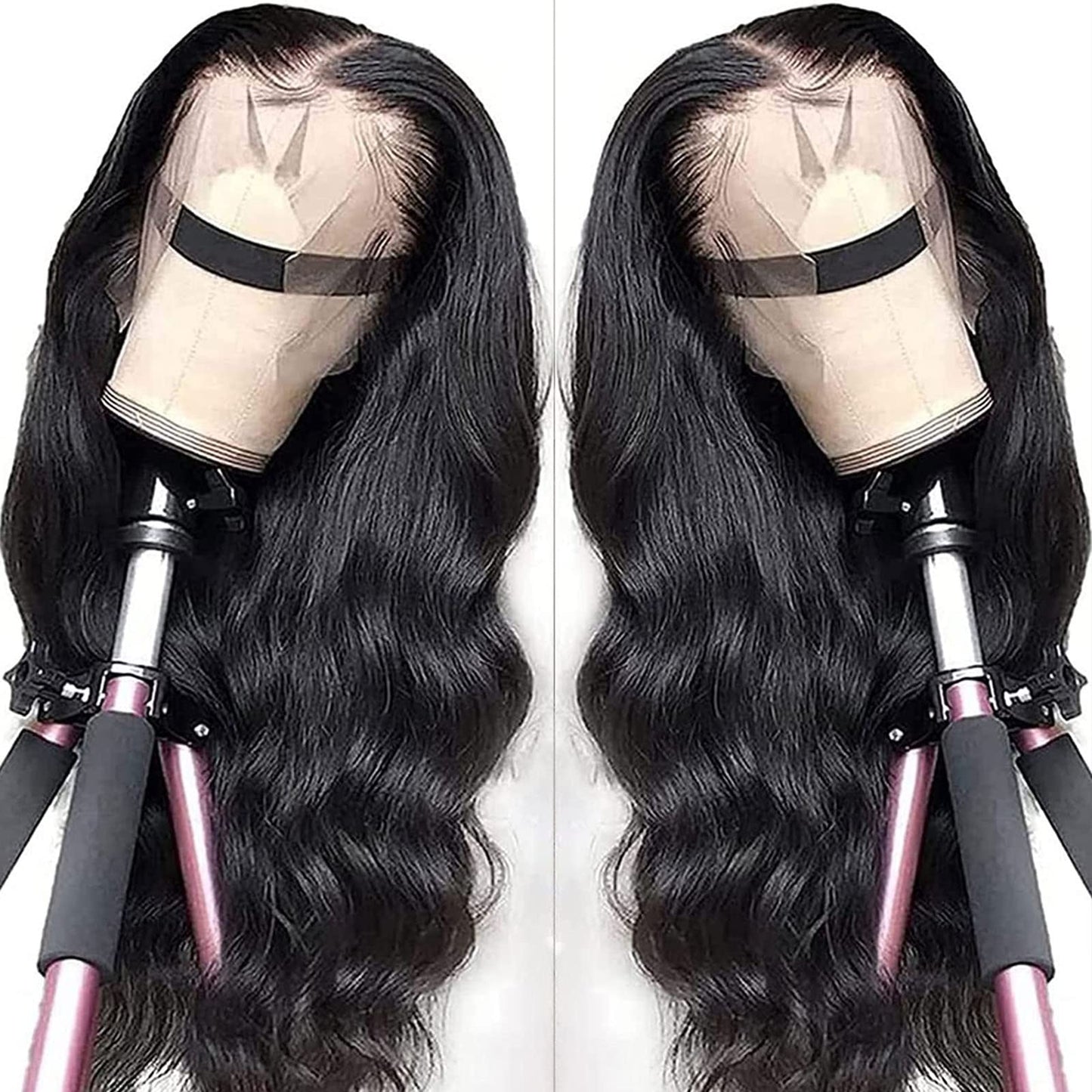 VTAOZI Body Wave Lace Front Wigs Human Hair Pre Plucked 13x4 Lace Frontal Wigs Human Hair for Black Women 180% Density Brazilian Glueless Wigs Human Hair 22 Inch