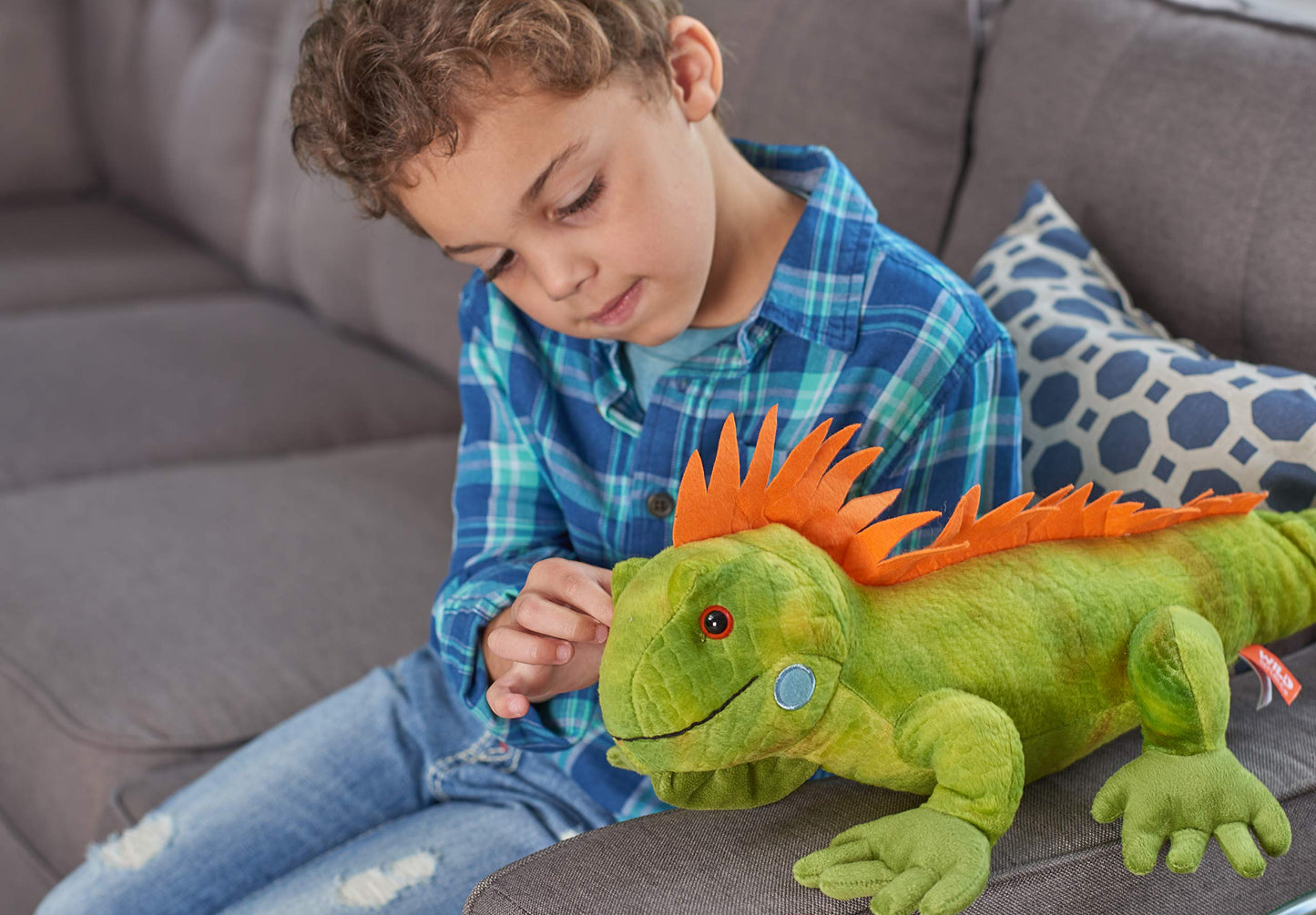 Wild Republic 12905 CK Iguana 15-Inch,Multi