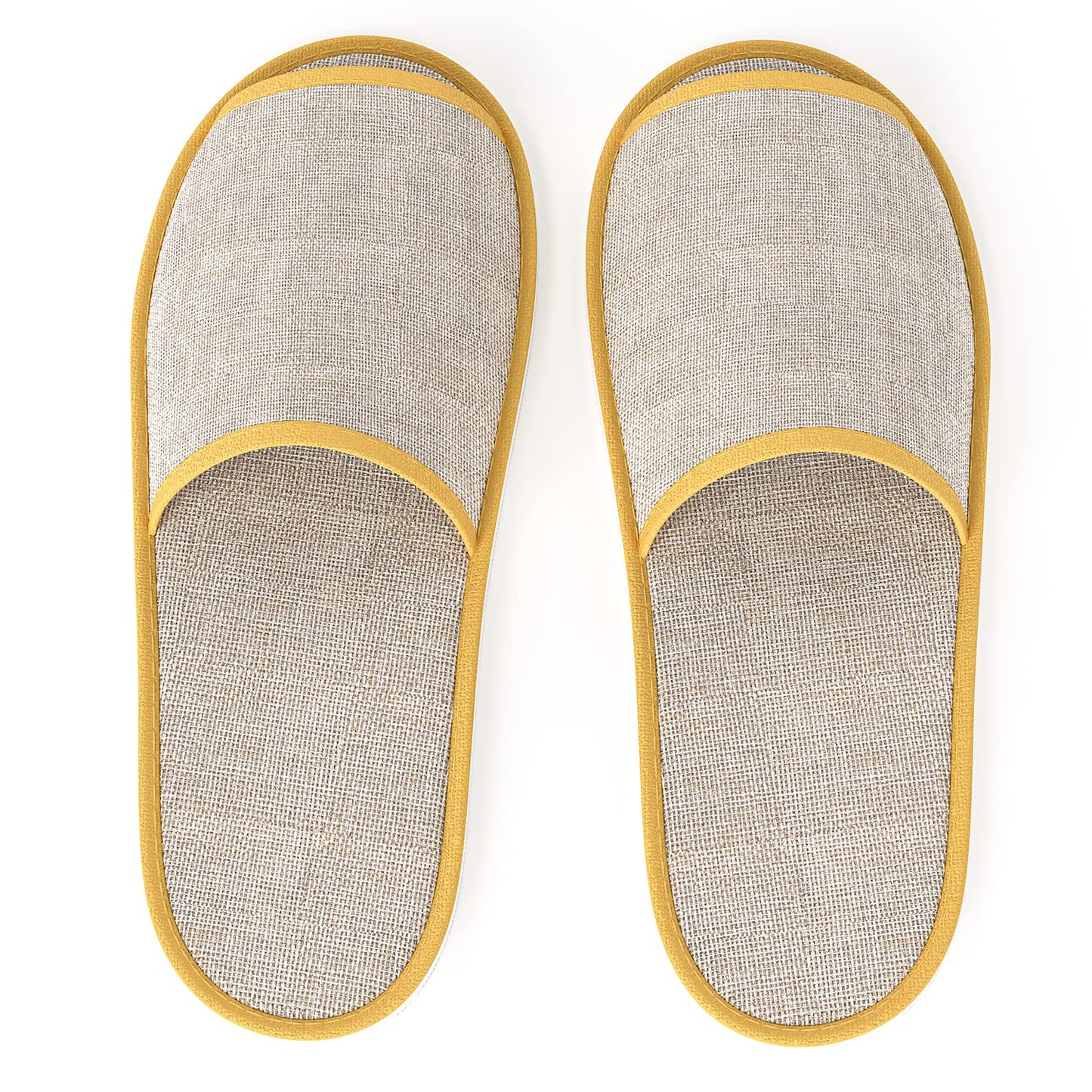 Maeline Bulk 36 Pairs Disposable House Slippers for Family, Guests - Slip-on Open Toe Indoor Home Spa Hotels Office Slipper for Women, Men