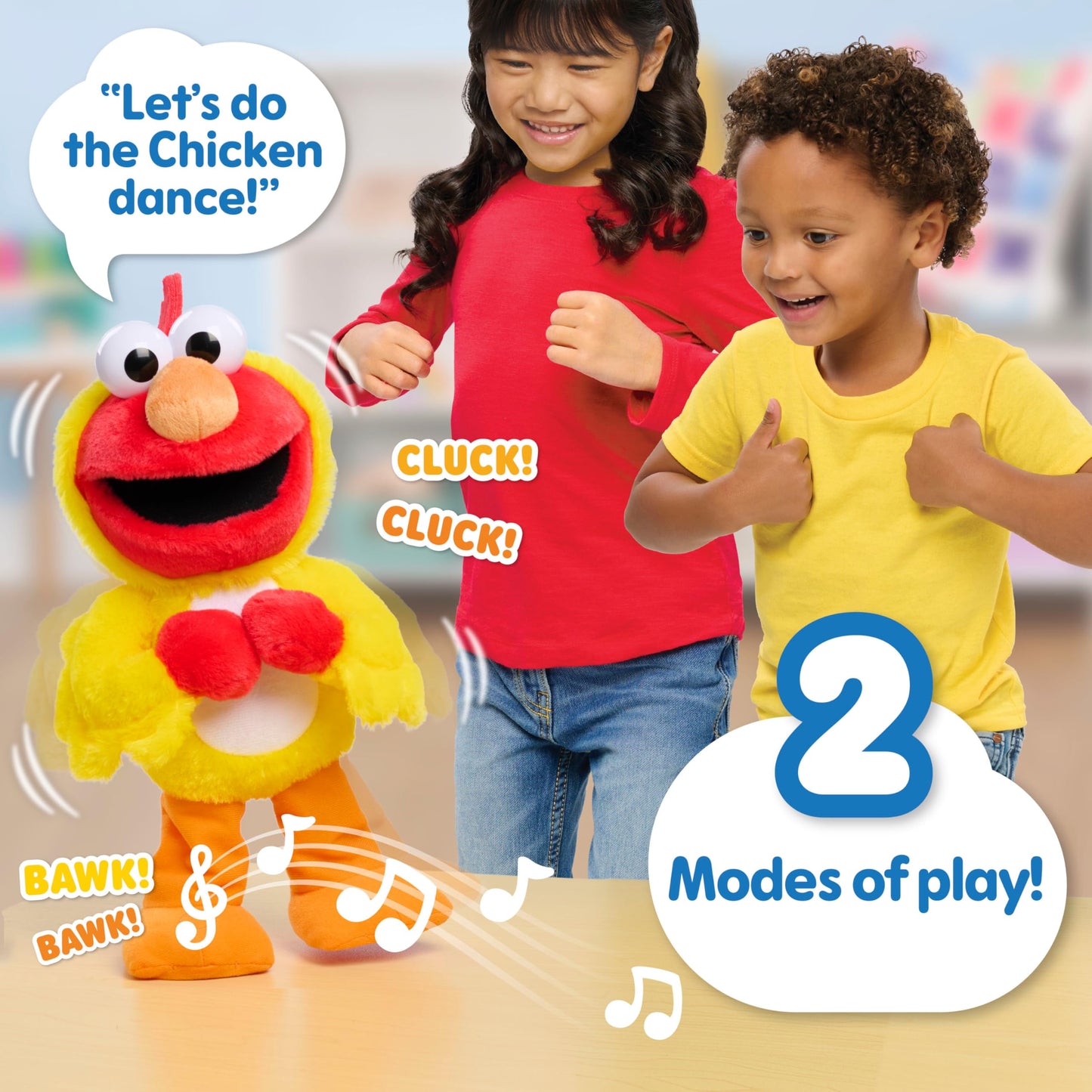 Sesame Street Chicken Dance Elmo, Kids Toys for Ages 2 Up, Gifts and Presents