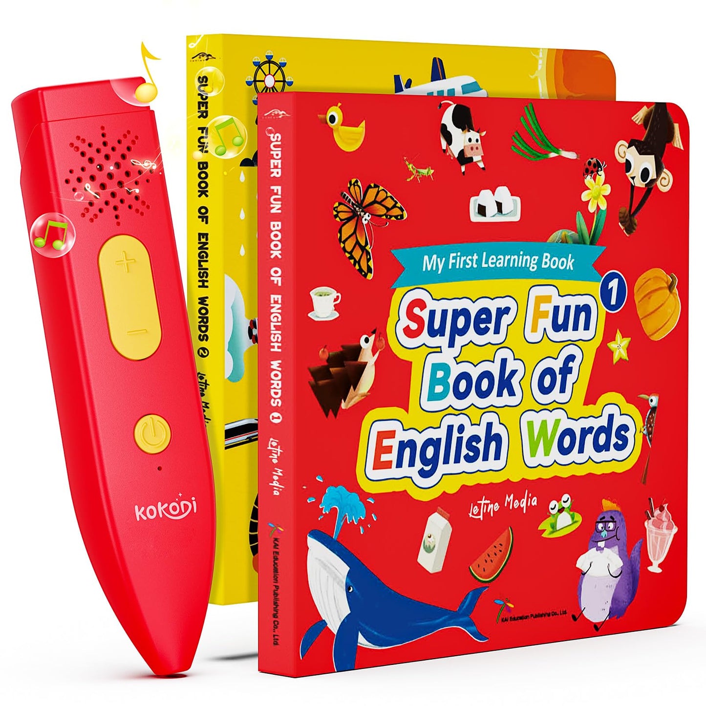 KOKODI Talking Pen Books Sets (Red + Yellow Set)