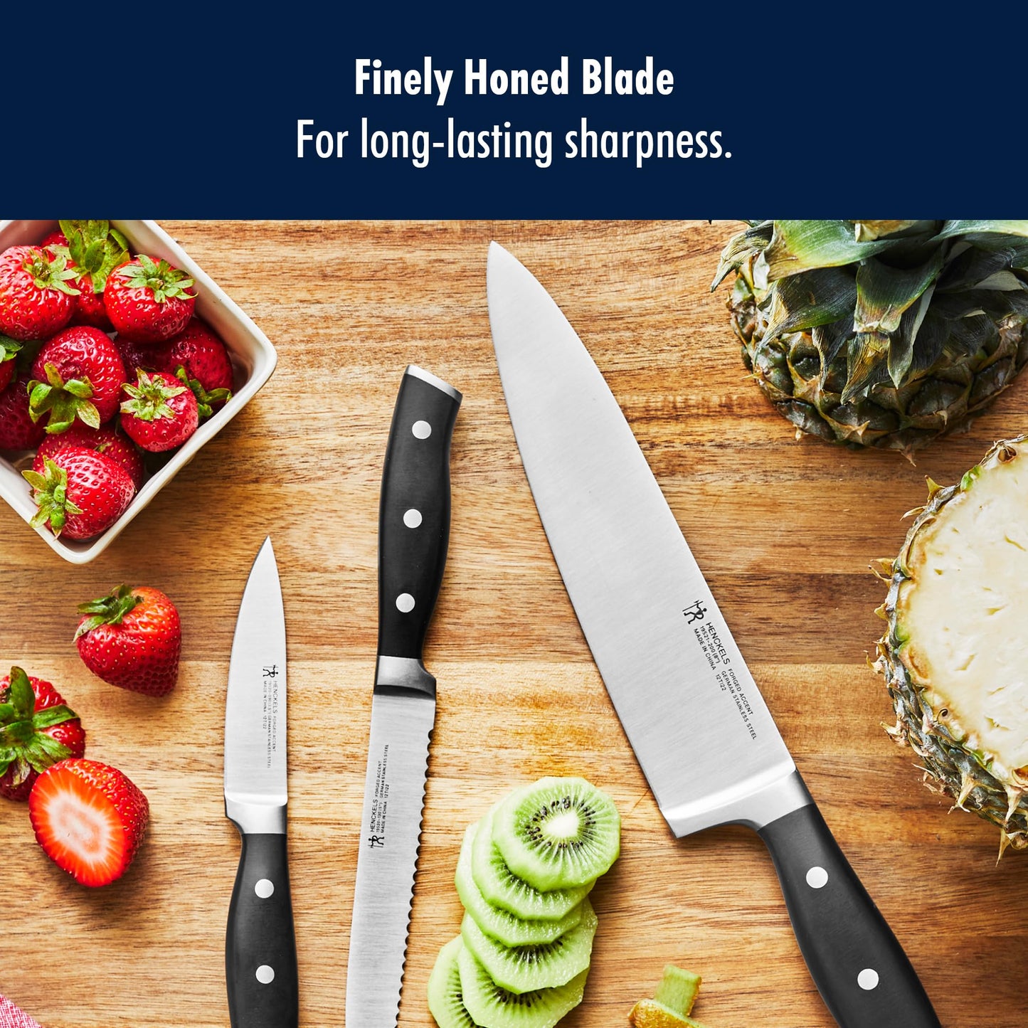 Henckels Forged Accent 8-inch Chef's Knife, Black