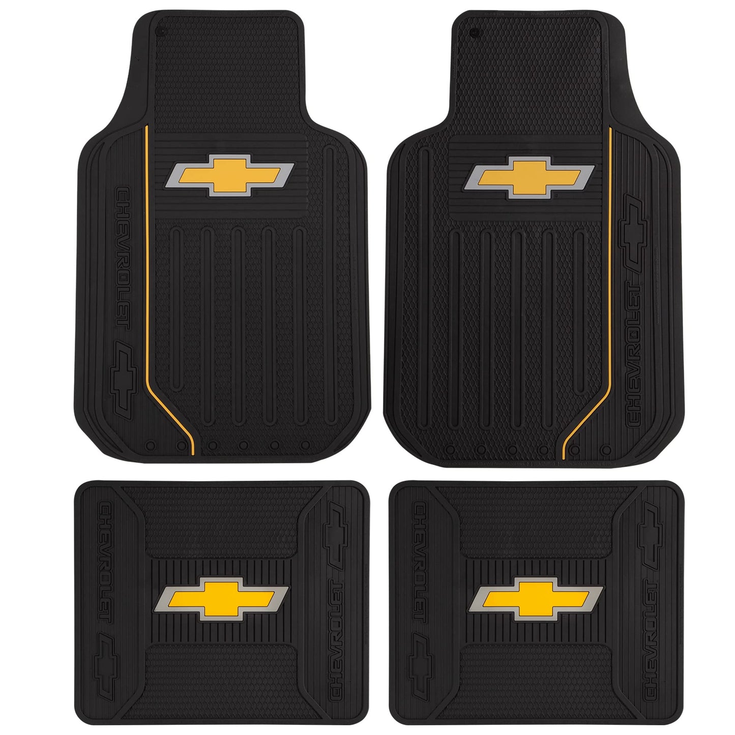 Plasticolor 001696ZX4 Chevrolet Elite Series Front and RearFloor Mat - Set of 4 peices
