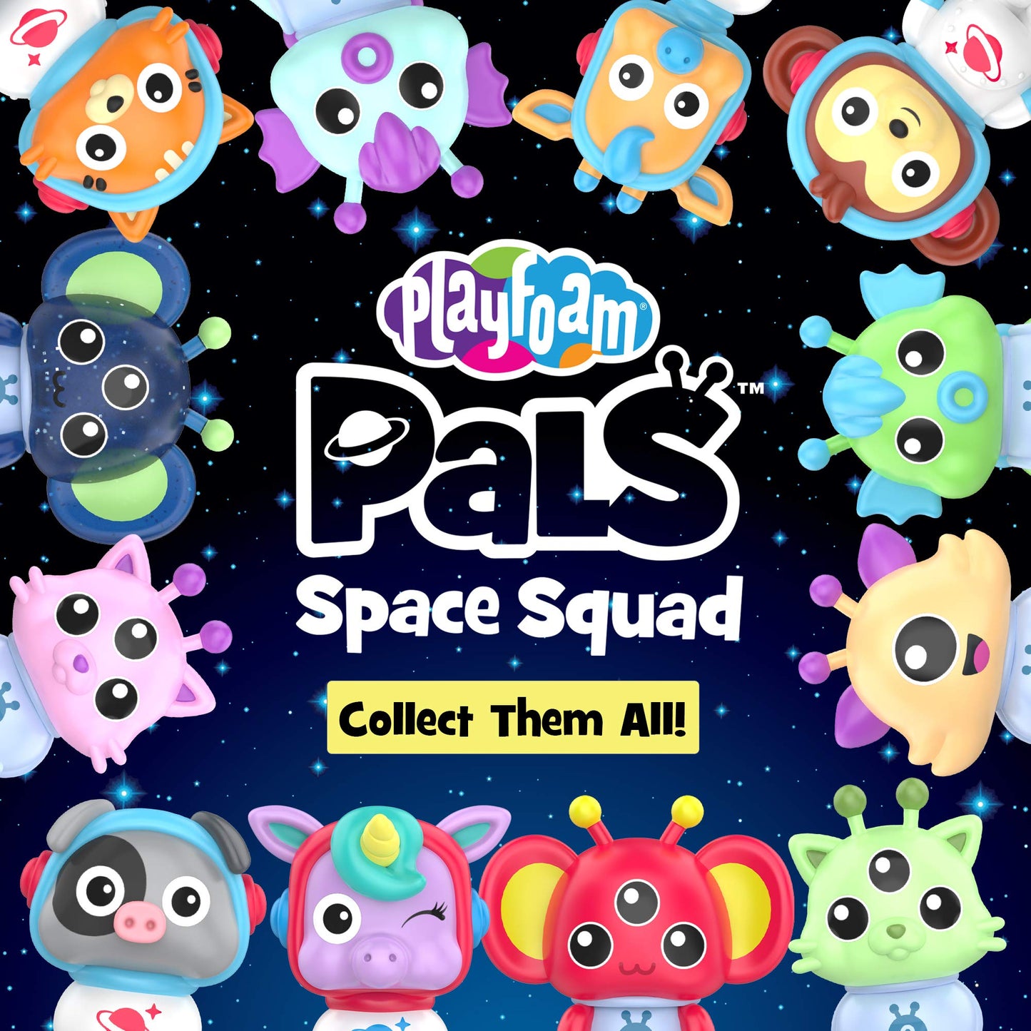 Educational Insights Playfoam Pals Space Squad 6-Pack, Fidget, Sensory Toy for Boys & Girls, Ages 3+