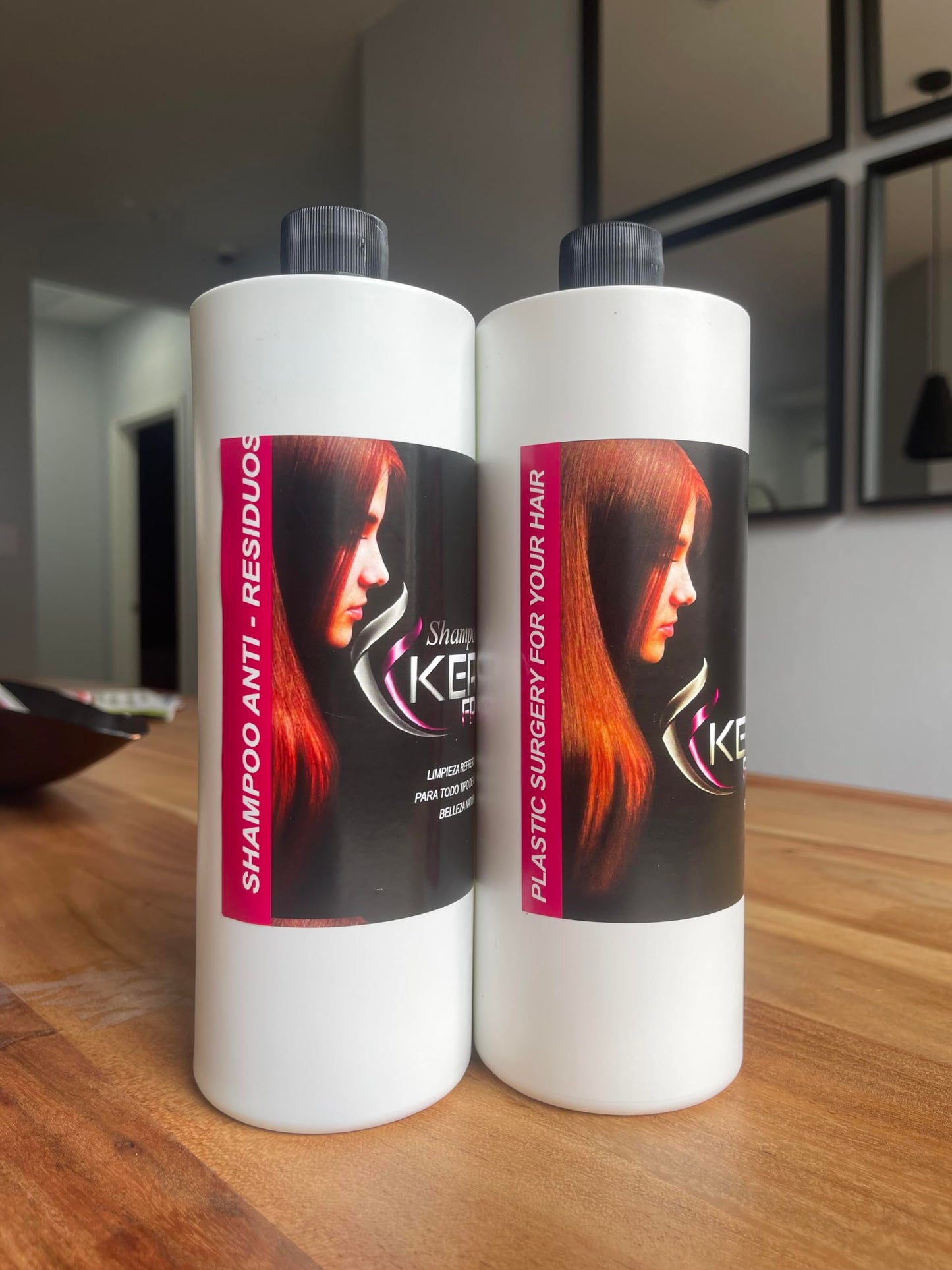 Cirugia Capilar Kerafruit 32 oz + Shampoo Nueva Presentacion Deja Brillante el Cabello