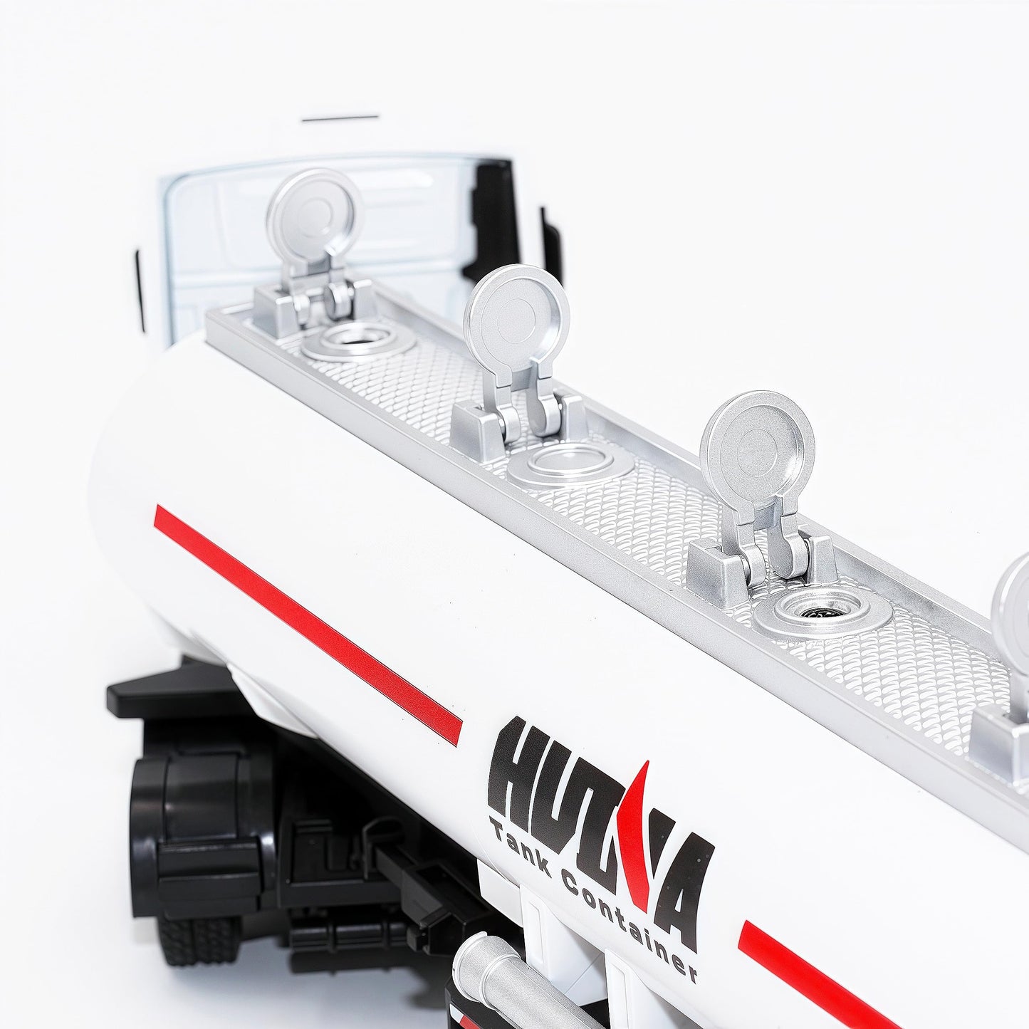 Gemini & Genius Oil Tanker Trailer Toy for Kids, Heavy Duty Realistic Alloy Hauler Car Toys, Transport Vehicle, 1:50 Scale Diecast Tanker Truck, Toy Trucks for Kids (Detachable)
